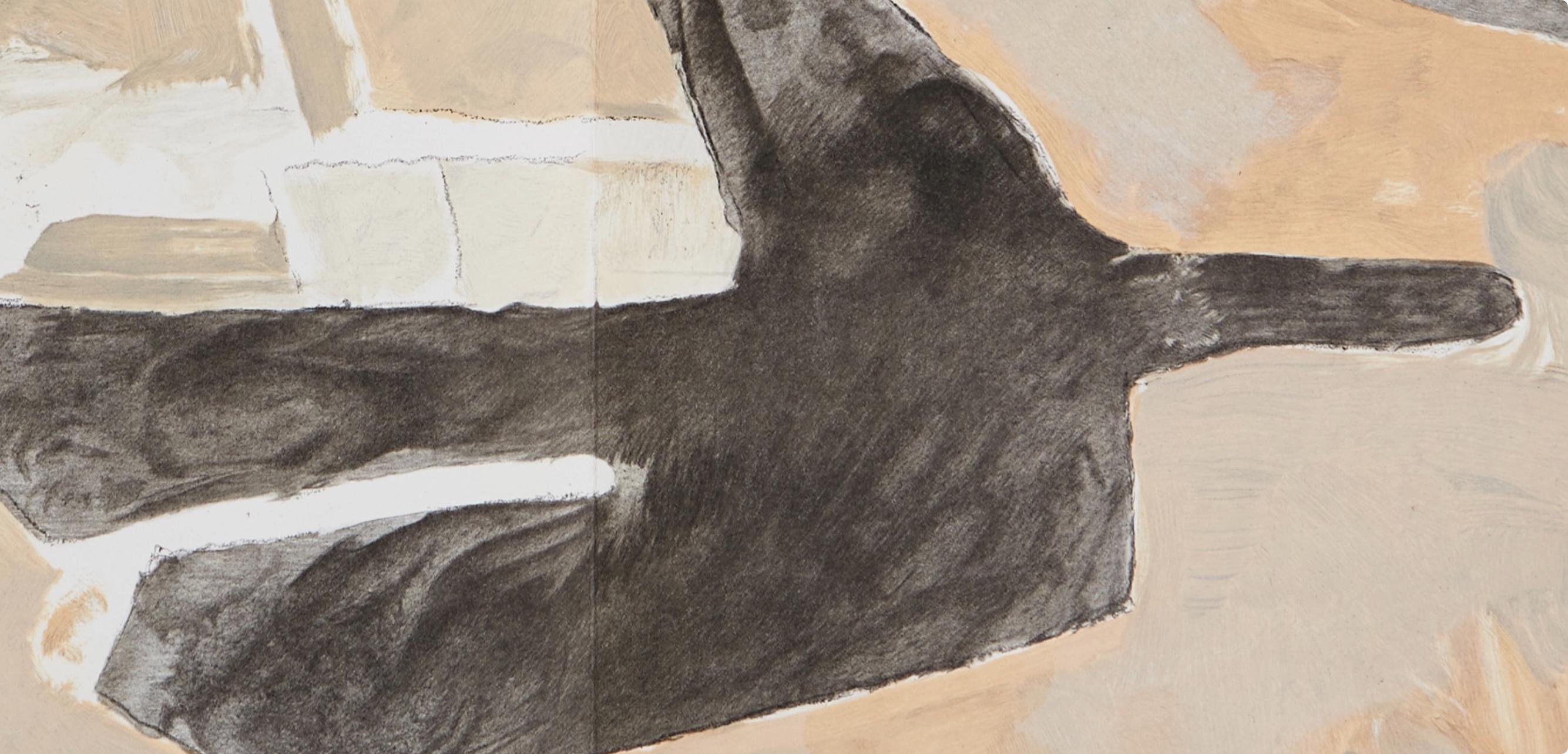 Georges Braque, Composition, Derrière le miroir, Limited Edition Lithograph