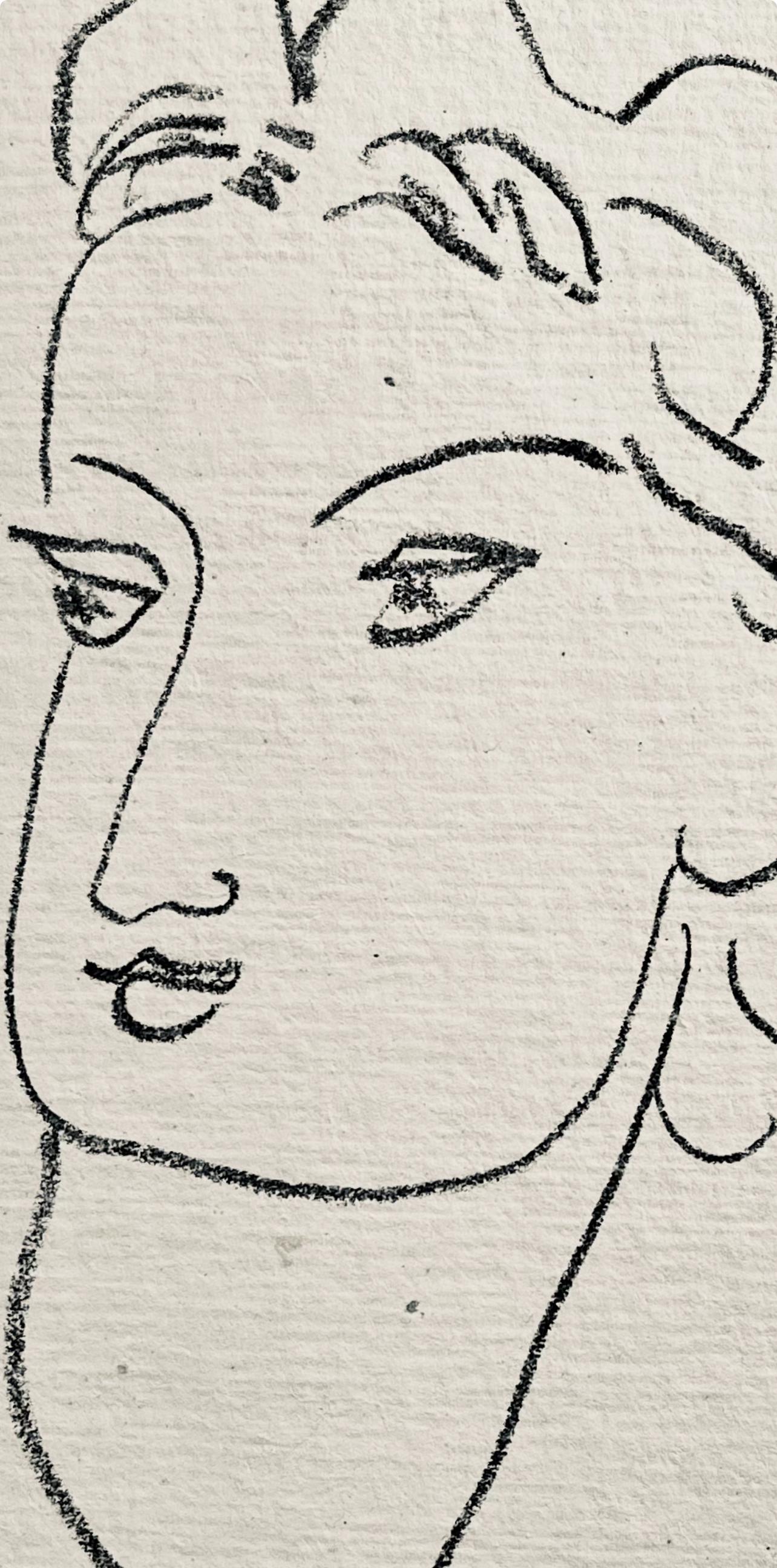 Henri Matisse, Lithographie VI (Duthuit 20), Repli, Gravures de Henri Matisse, Limited Edition Lithograph