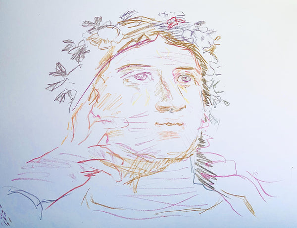 Oskar Kokoschka, Composition, Skizzenbuch der Italienischen Reise 1963, Limited Edition Lithograph