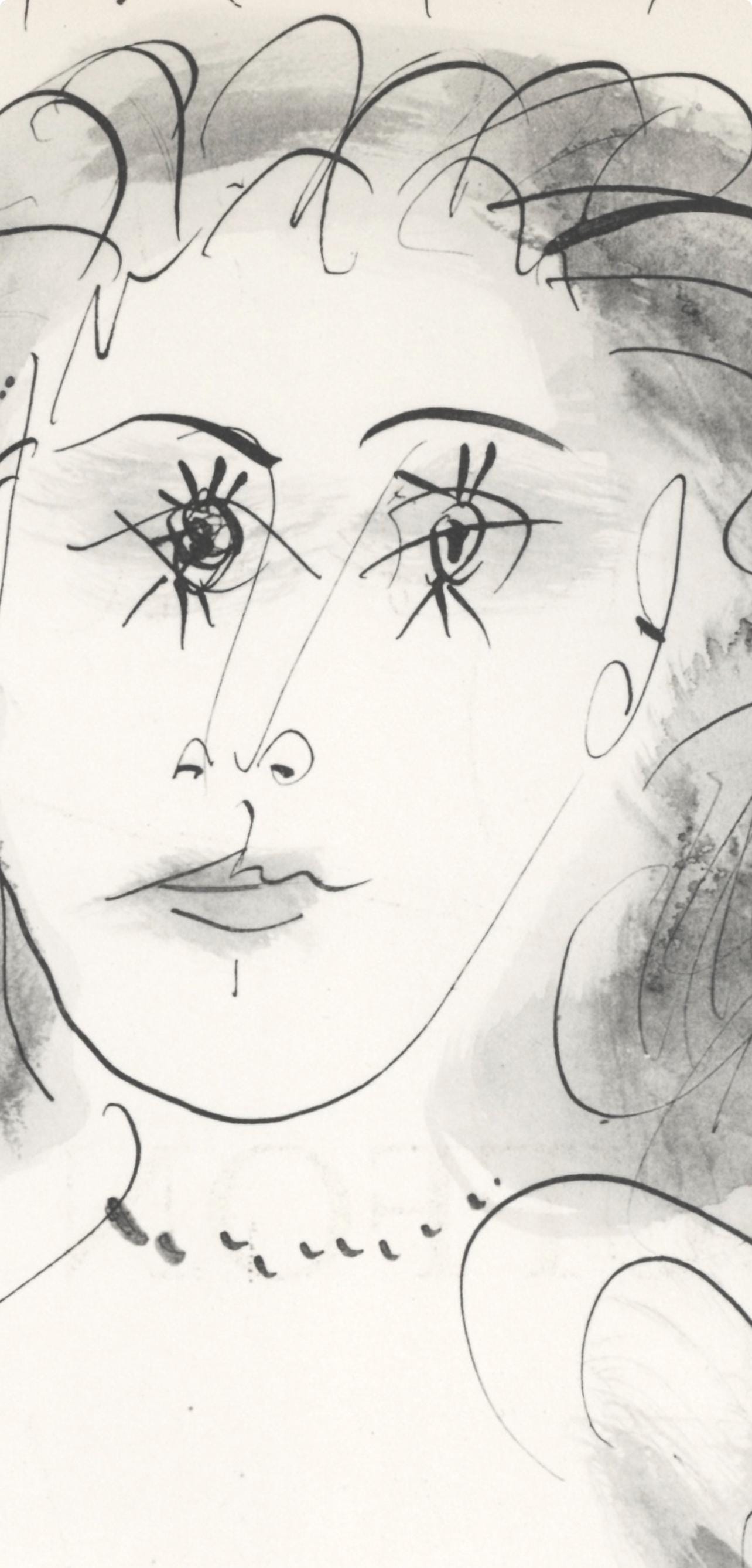 Pablo Picasso, Dora Maar (Cramer No. 84), 40 dessins de Picasso en marge du Buffon, Limited Edition Lithograph