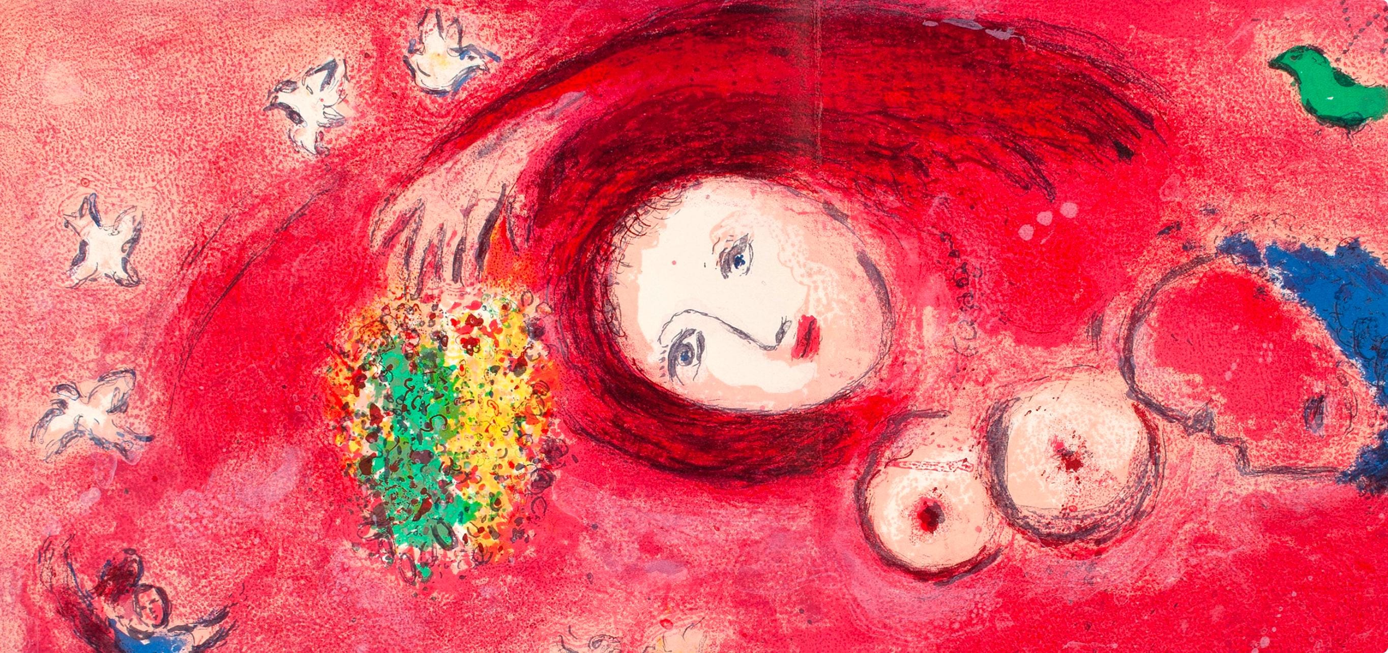 Marc Chagall, Printemps au Pré, Daphnis et Chloé, Limited Edition Héliogravure