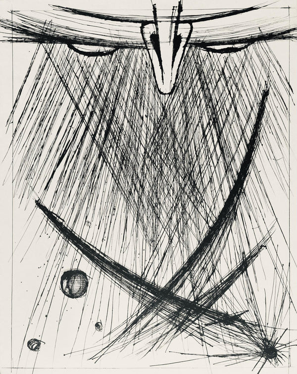 Bernard Buffet, Composition (Reinz 208-222), Voyages Fantastiques, Limited Edition Etching