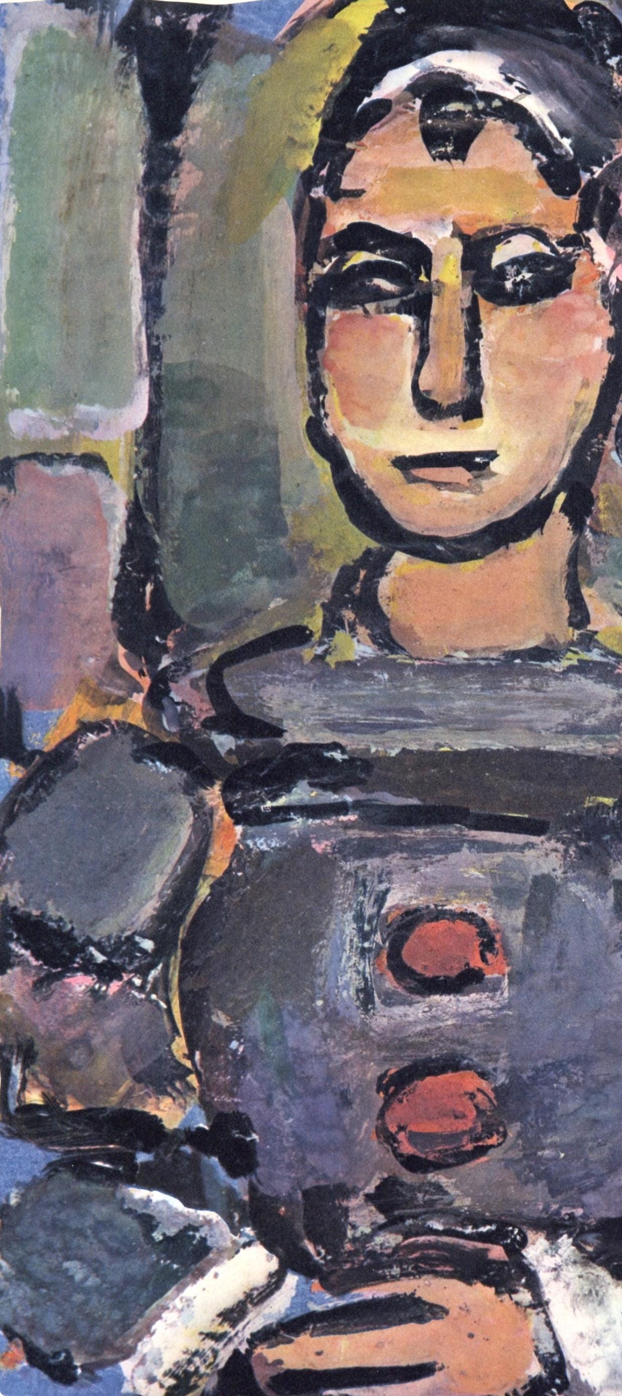 Georges Rouault, Composition, Divertissement, Limited Edition Lithograph