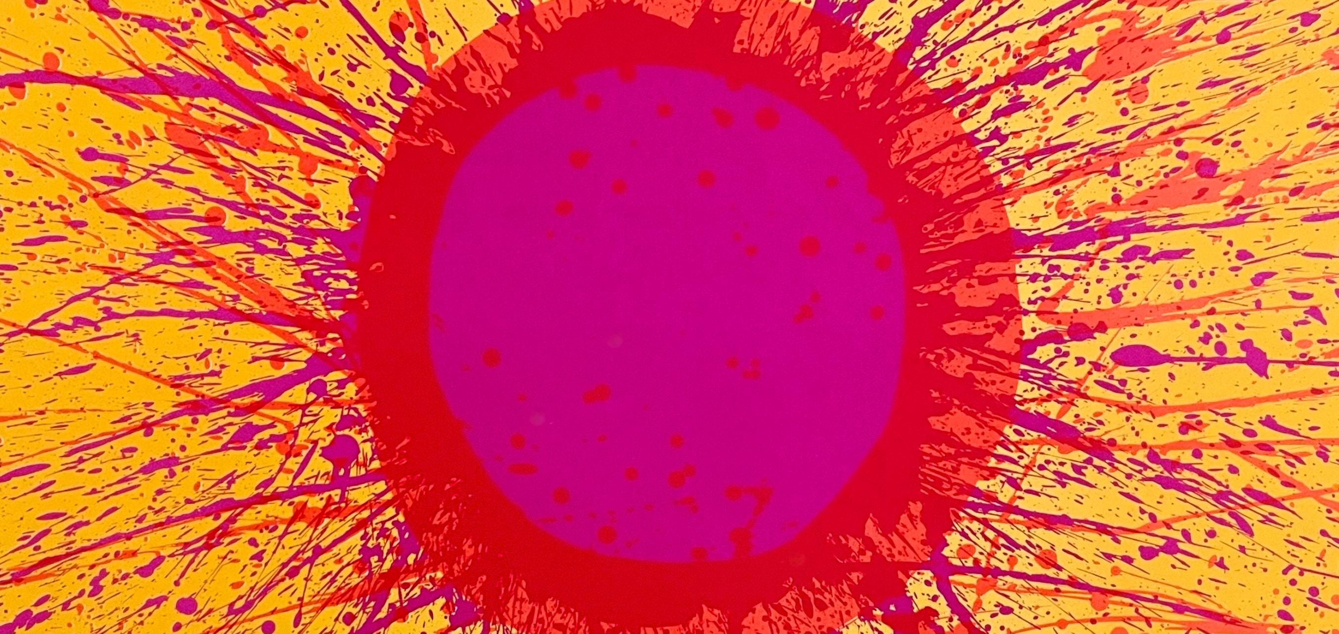 Walasse Ting 丁雄泉, Orange, Trip 旅行, Limited Edition Lithograph