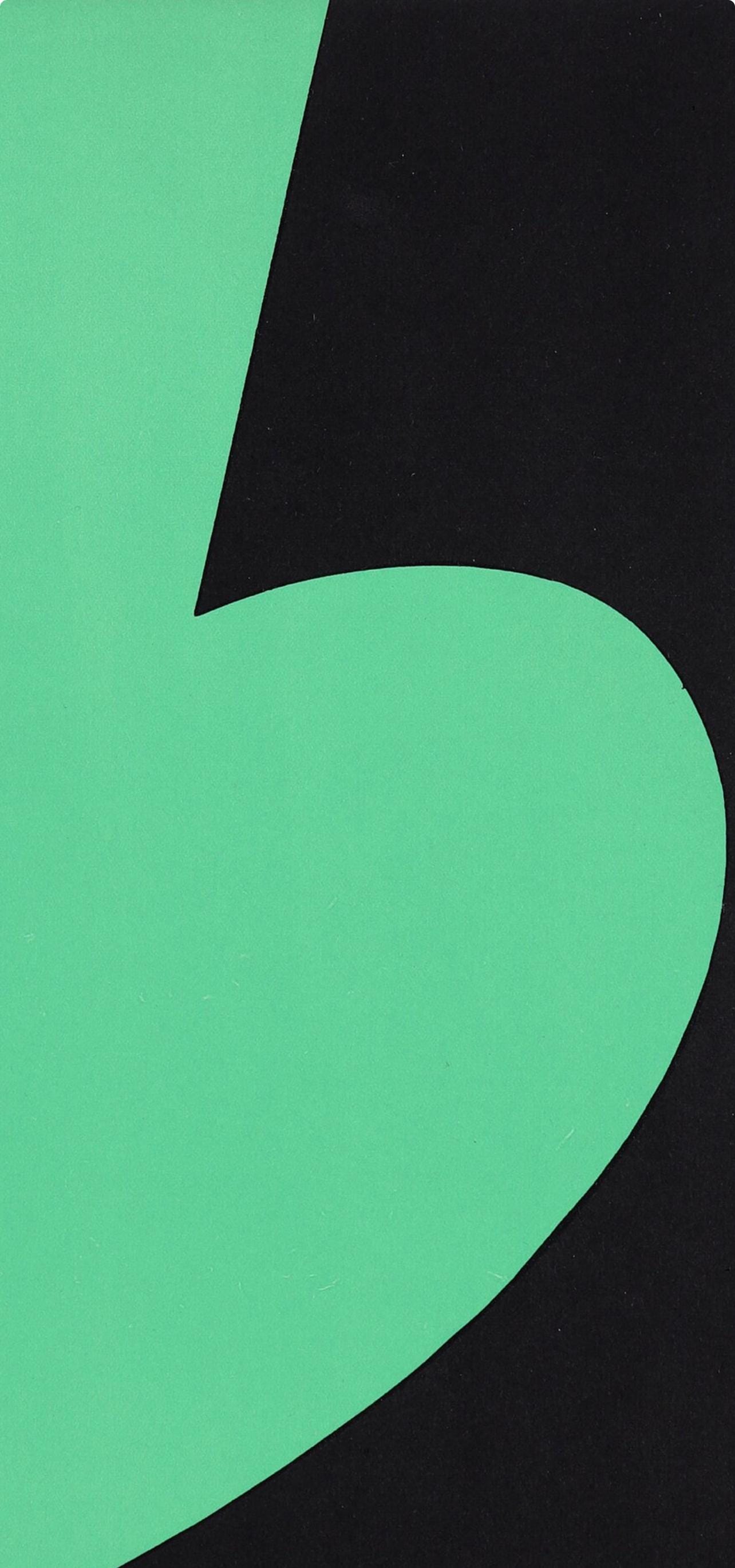 Ellsworth Kelly, Composition (Axsom, I-A), Derrière le miroir, Limited Edition Lithograph