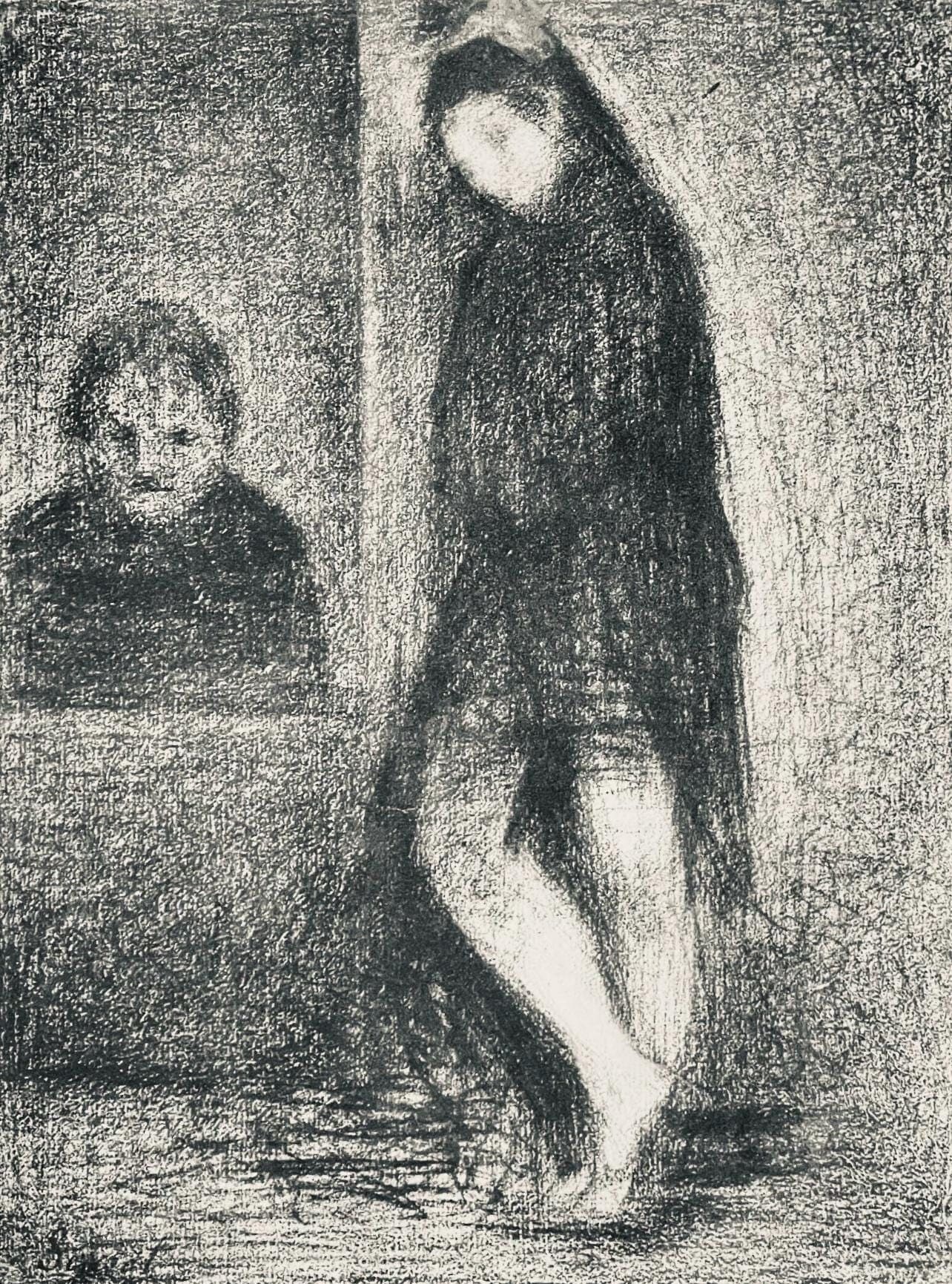 Georges Seurat, Saltimbanques: la danseuse et le caissier, Seurat, Limited Edition Lithograph