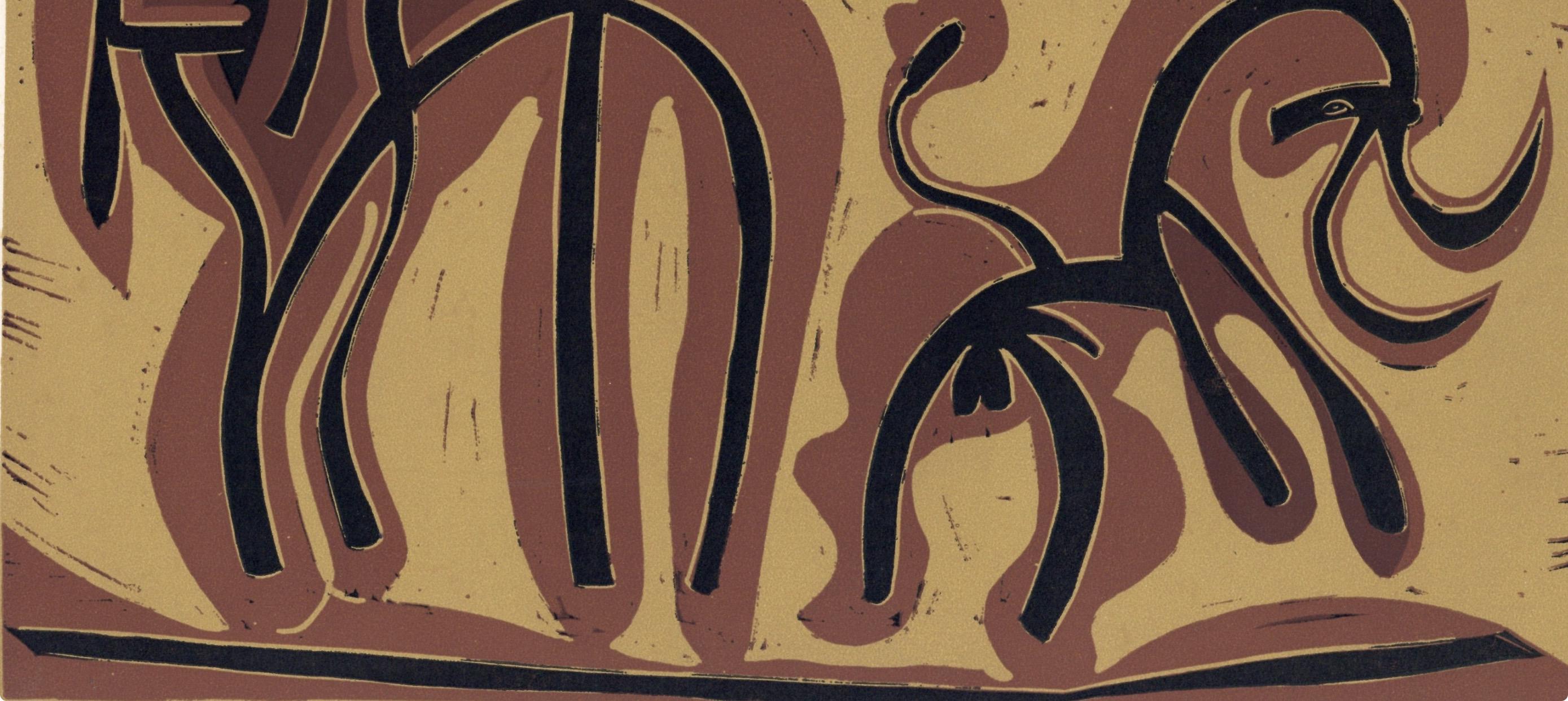 Pablo Picasso, Picador and Bull (Orozco 214), Grabados al linóleo, Limited Edition Linocut
