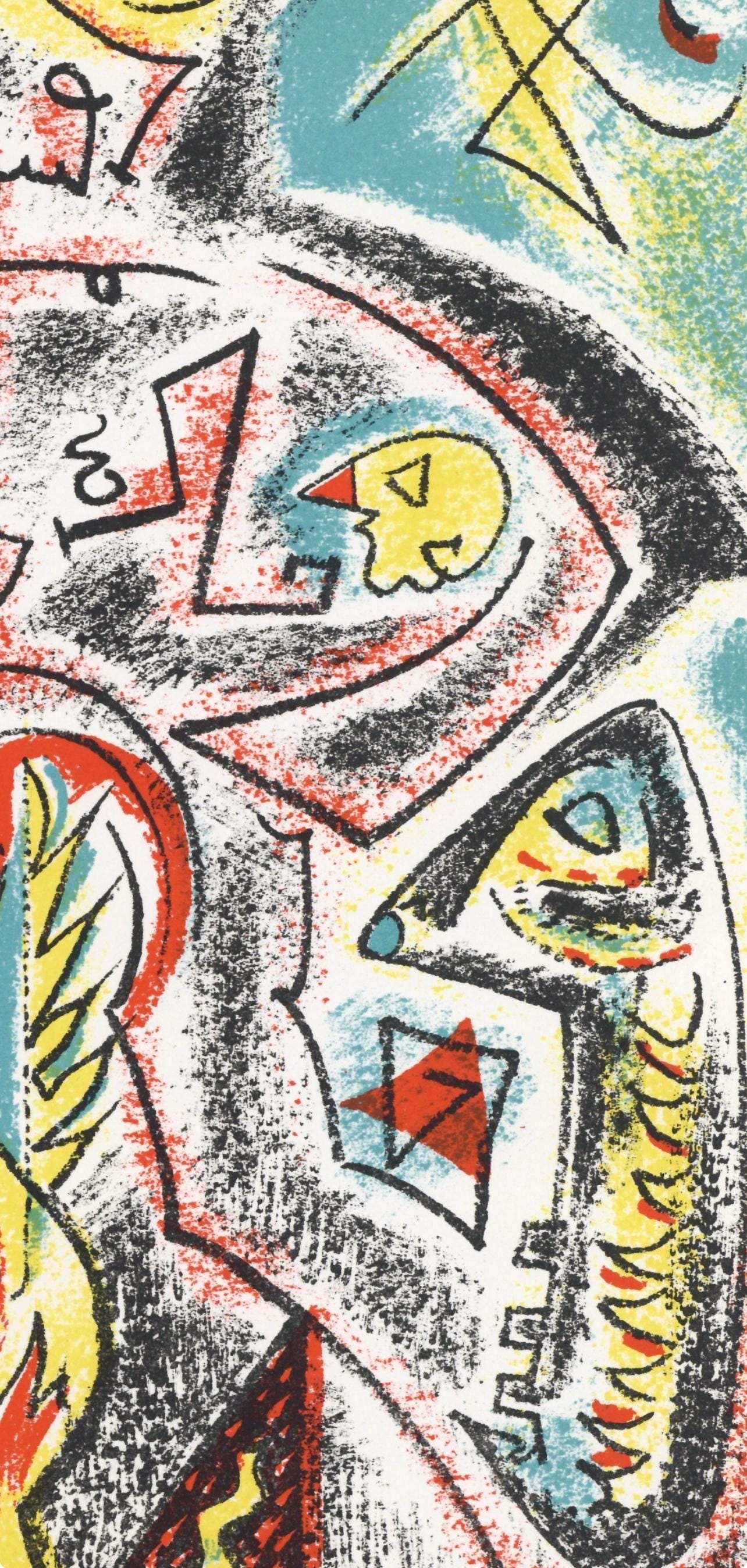 André Masson, Composition, XXe siècle, Limited Edition Lithograph