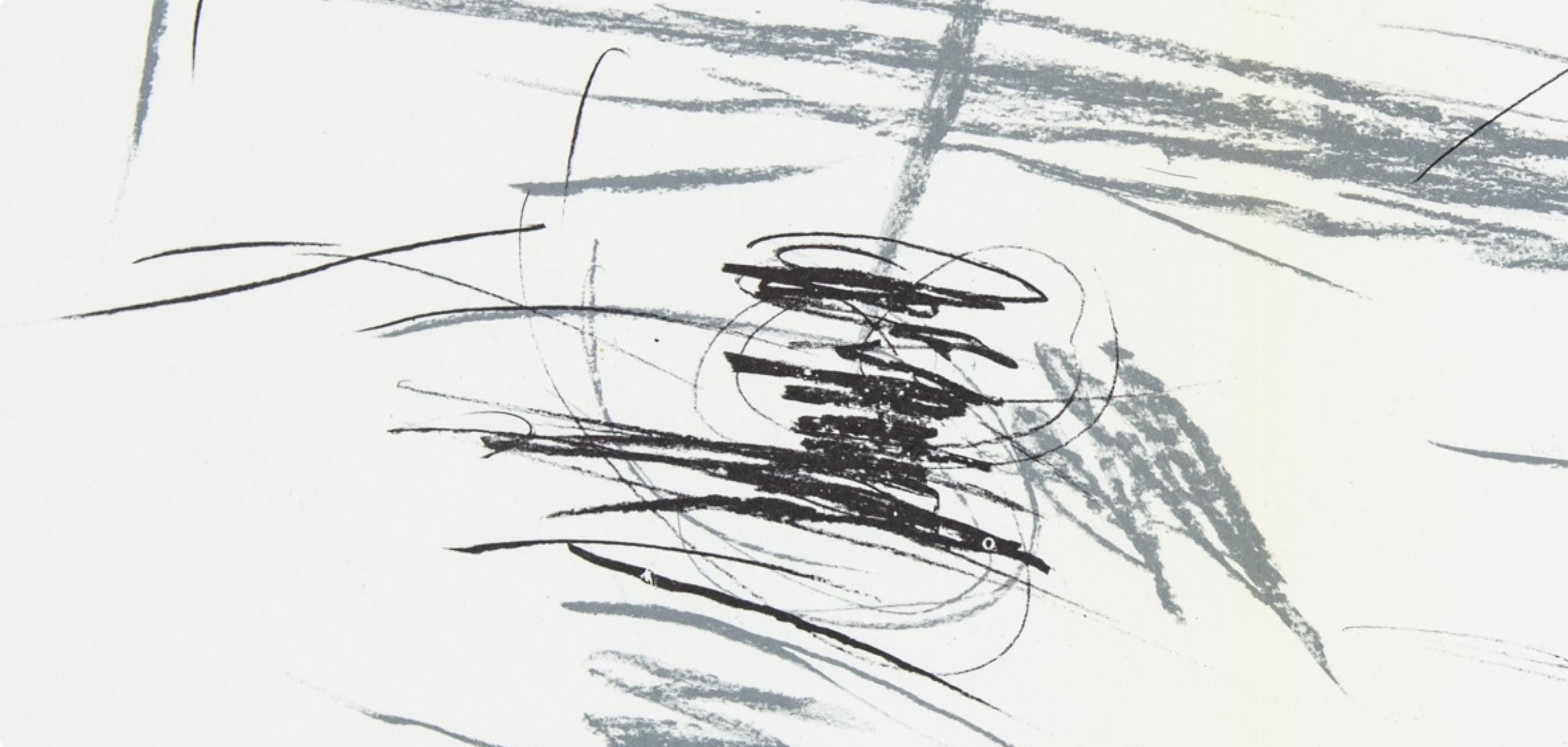 Jean Bazaine, Composition, Derrière le miroir, Limited Edition Lithograph