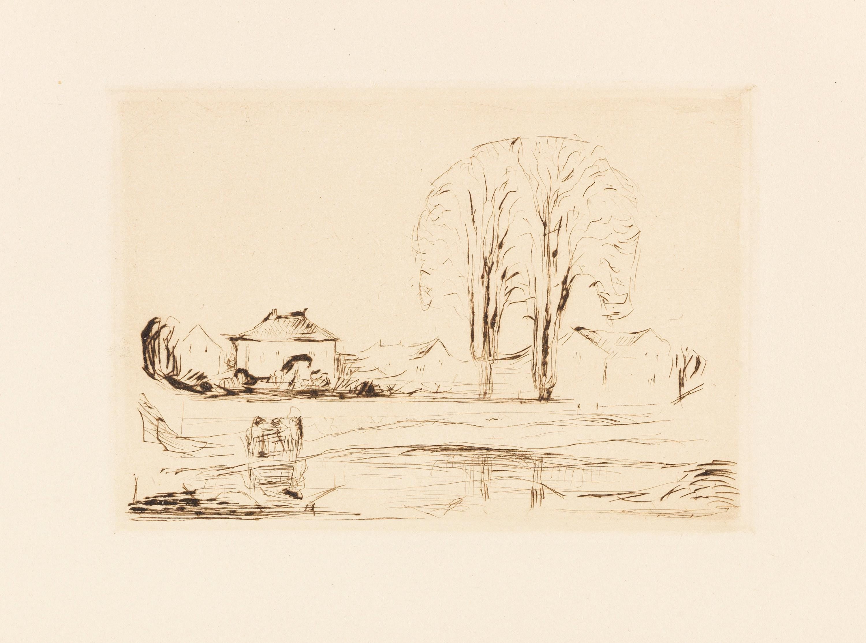Edvard Munch, Fra Åsgårdstrand (Schiefler 260; Woll 289), Limited Edition Etching