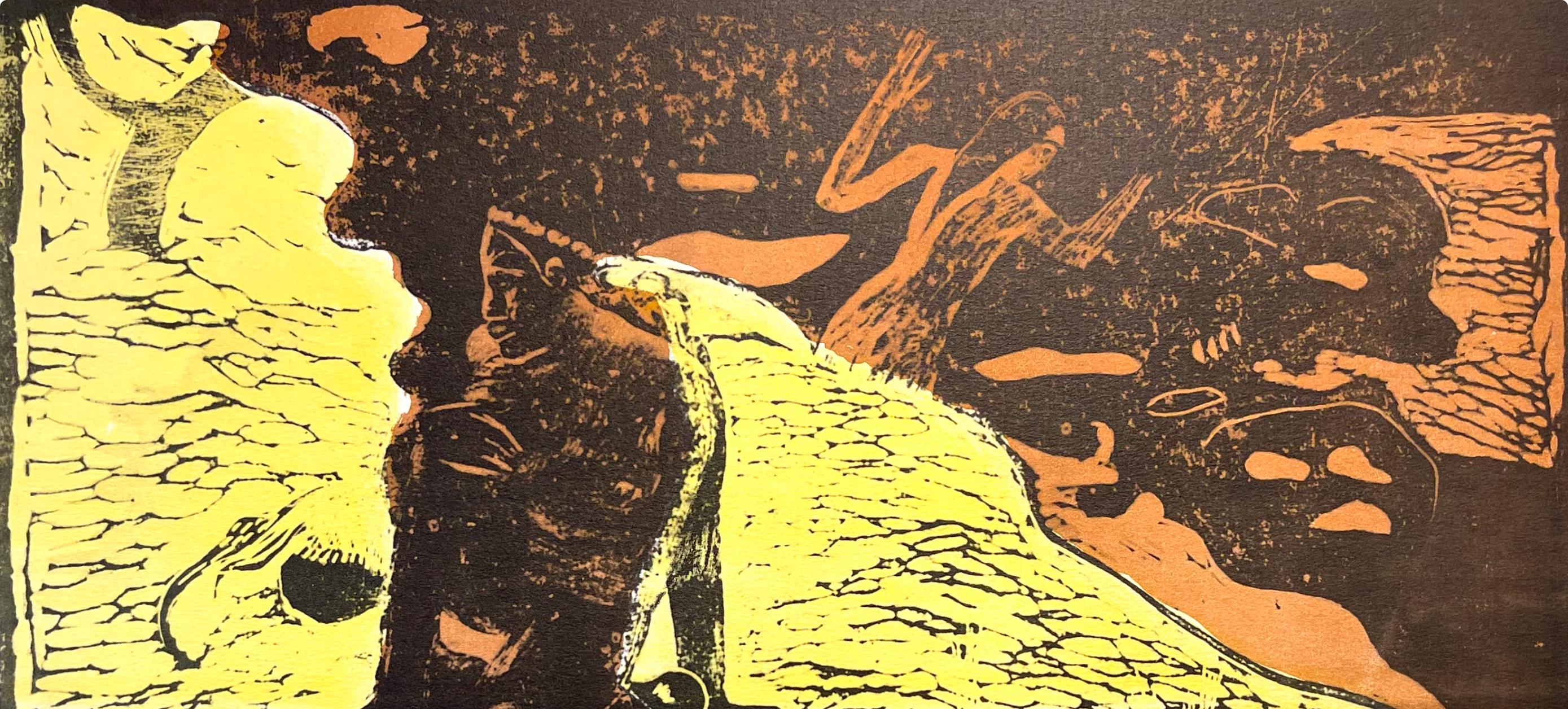 Paul Gauguin, Women at the River (Auti te pape), Limited Edition Woodcut