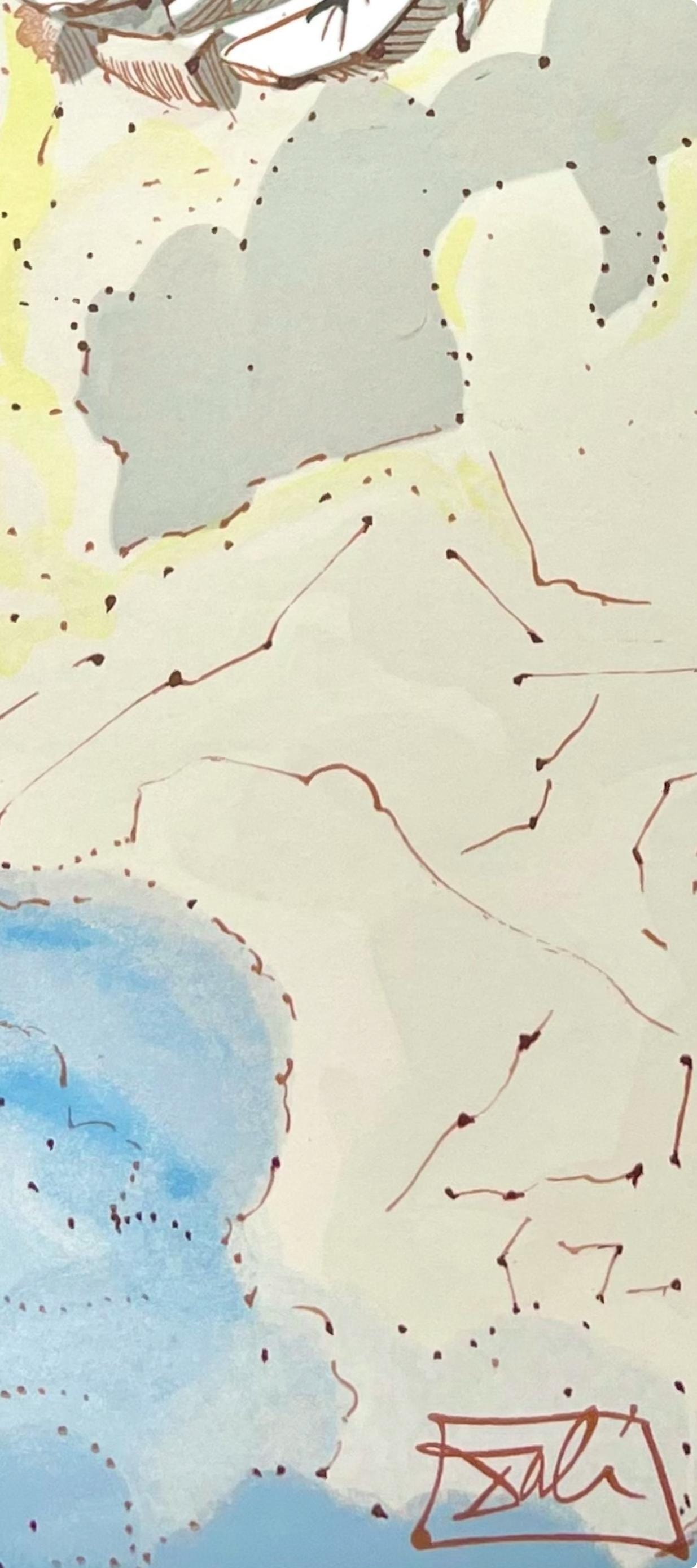 Salvador Dali, Paradies XXI (Field 189-200; Michler/Löpsinger 1039-1138), Die Göttliche Komödie, Signed, Limited Edition Woodcut