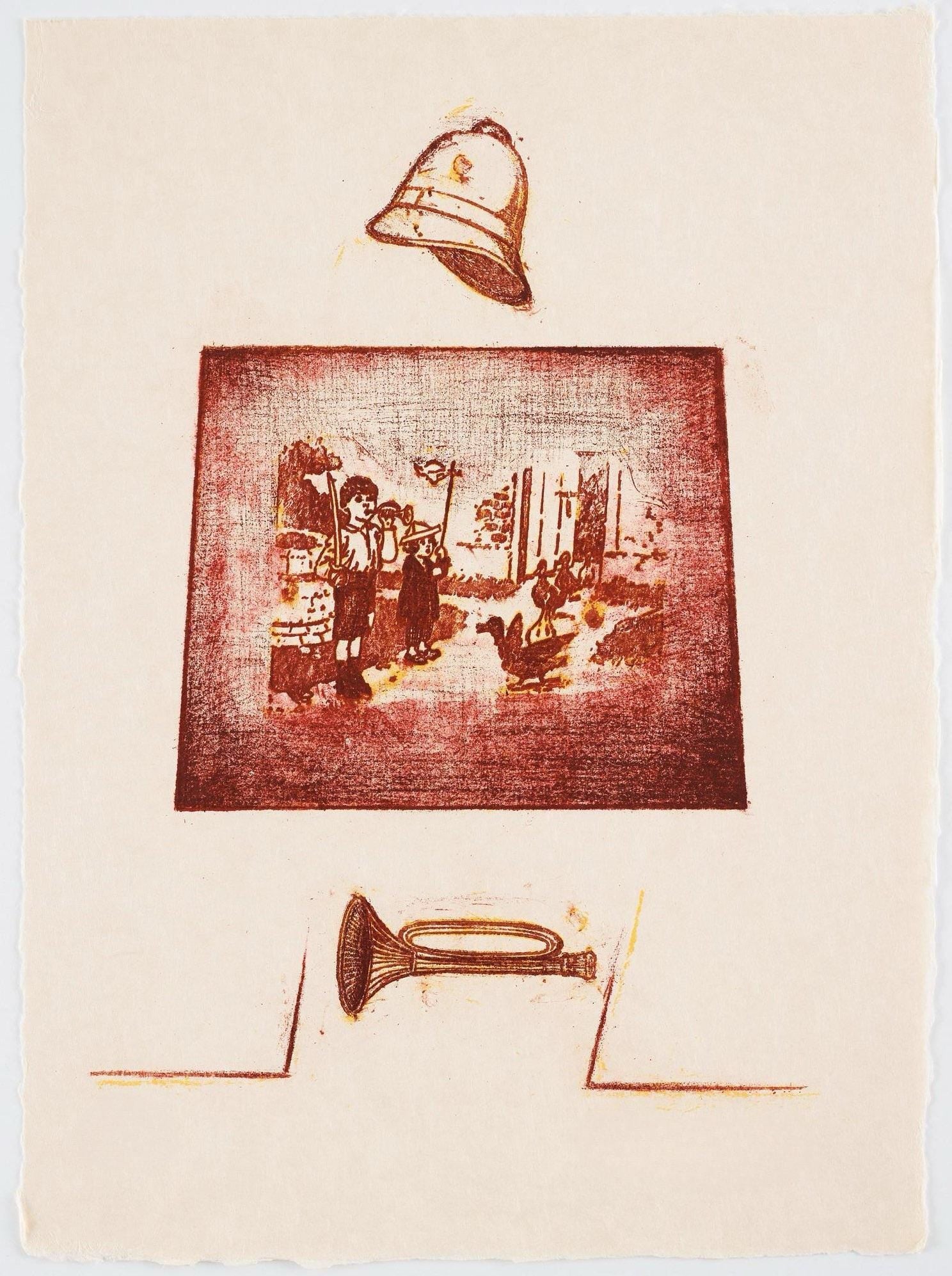 Max Ernst, Composition (Spies/Leppien 218), La Ballade du Soldat, Limited Edition Lithograph