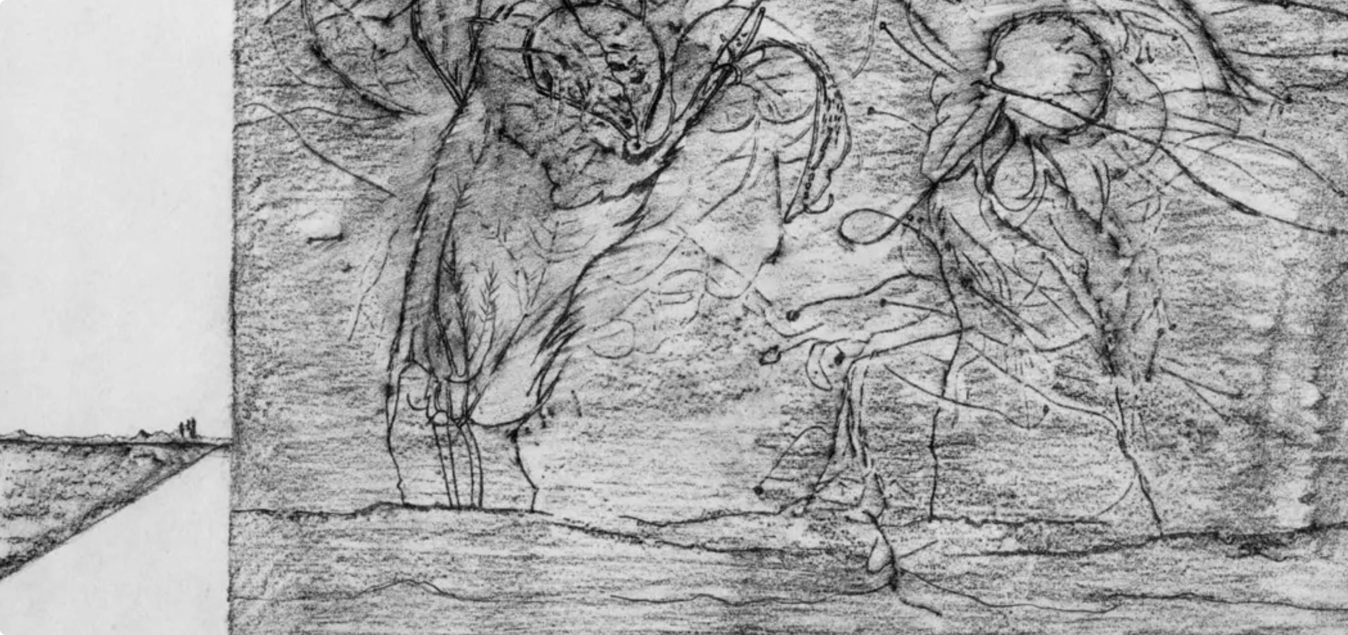 Max Ernst, Composition (Spies/Leppien 222), Histoire Naturelle, Limited Edition Lithograph