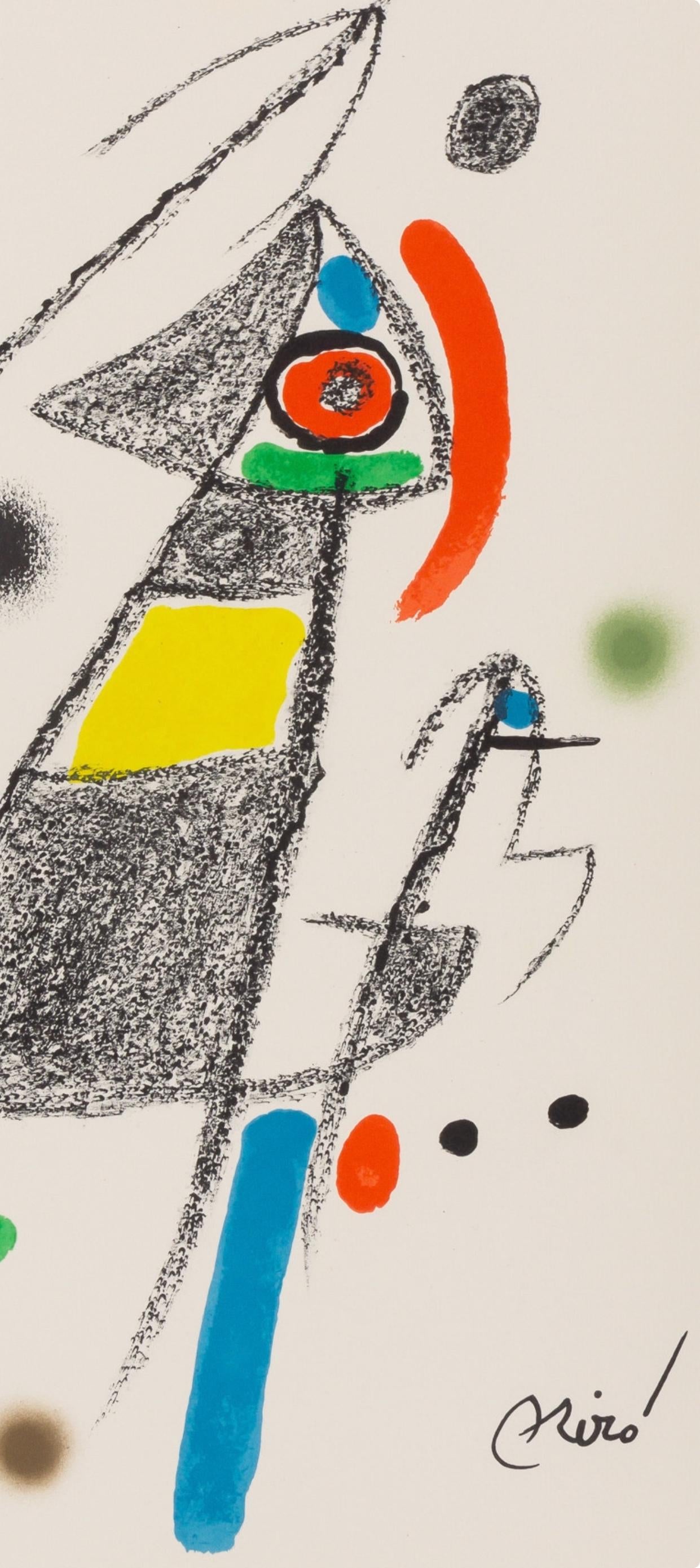 Joan Miró, Composition (Mourlot, 1051-1072), Maravillas con Variaciones acrósticas en el Jardín de Miró, Limited Edition Lithograph