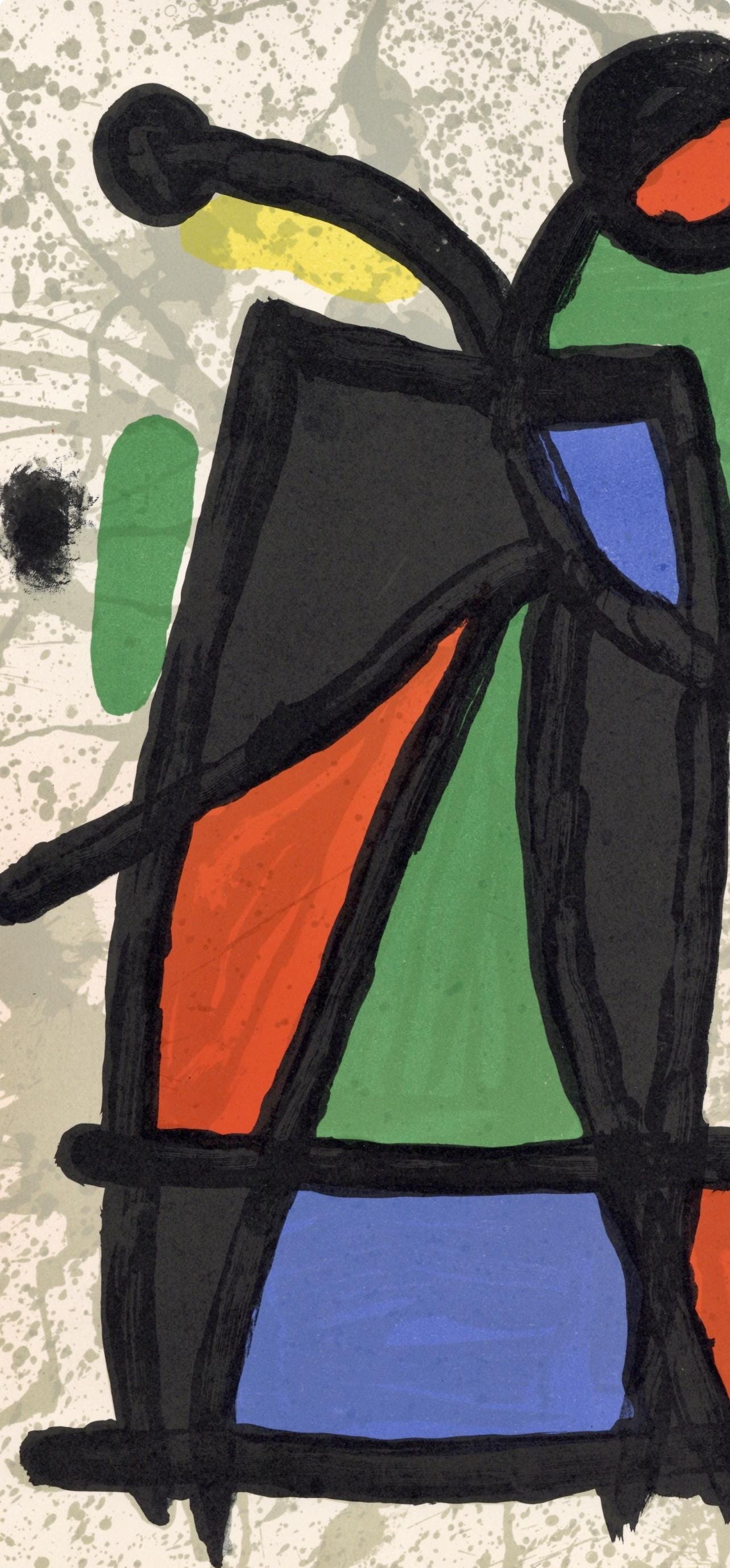 Joan Miró, Composition, Derrière le miroir, Limited Edition Lithograph
