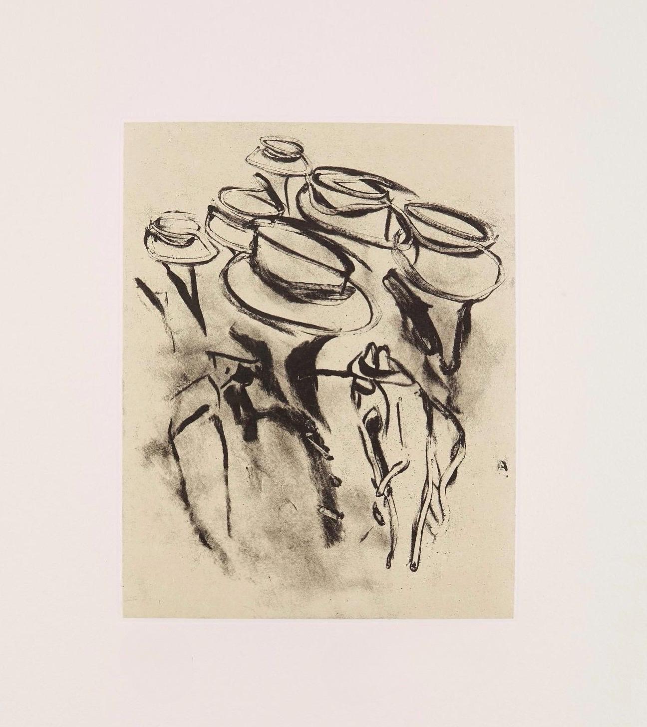 Willem de Kooning, Composition, Poems, Limited Edition Lithograph