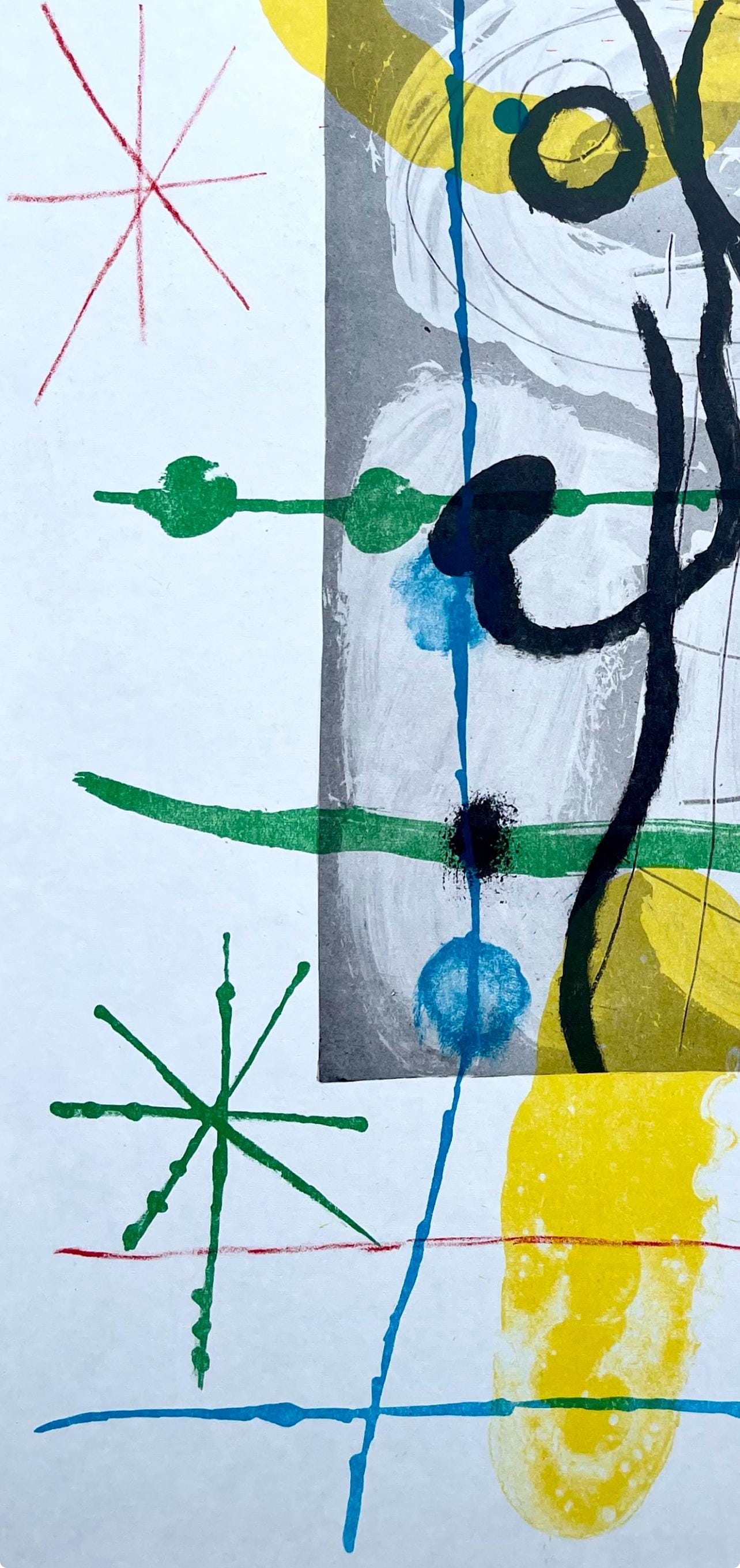 Joan Miró, Composition (Cramer 102; Mourlot 428-449), Derrière le miroir, Limited Edition Lithograph