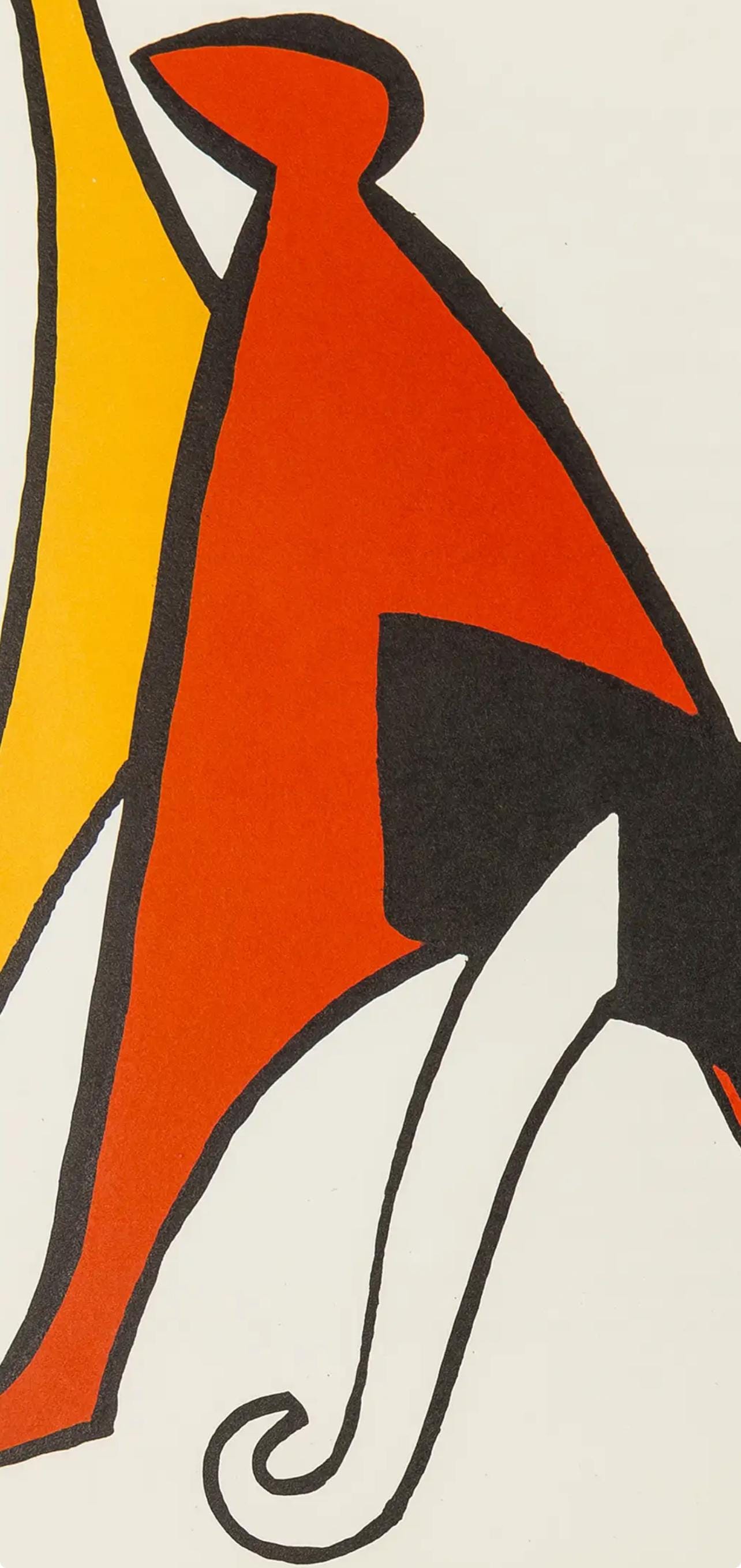 Alexander Calder, Composition, Derrière le miroir, Limited Edition Lithograph