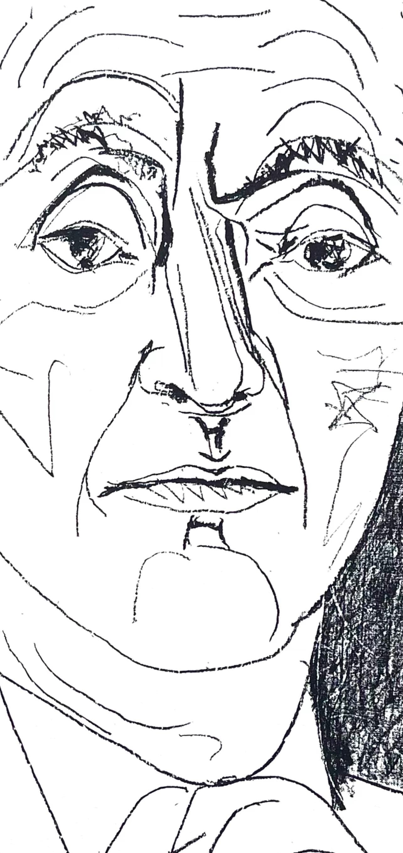 Pablo Picasso, Composition, Picasso Lithographs Since 1945, Cincinnati Art Museum, Limited Edition Lithograph