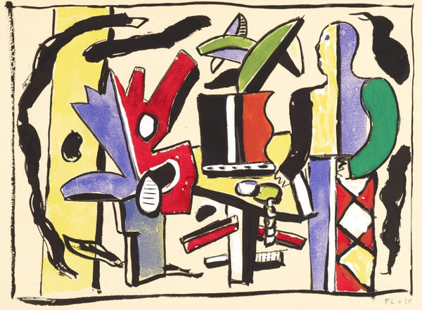 Fernand Léger, Composition, Douze Contemporains, Limited Edition Lithograph