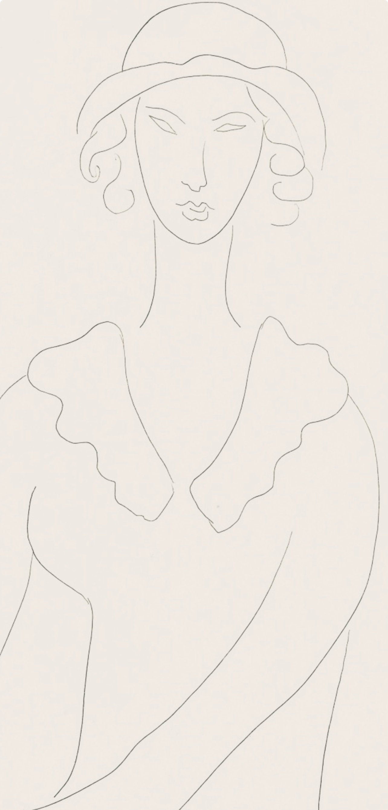 Henri Matisse, Eventail de Madame Mallarmé (Madame Mallarmé's Fan), Poésies, Limited Edition Lithograph