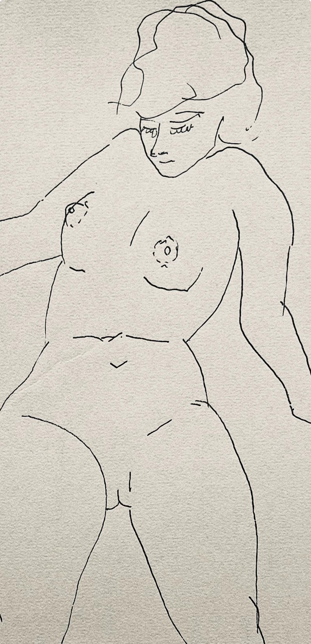 Henry Strater, Composition, 24 Drawings by Henry Strater, Limited Edition Lithograph