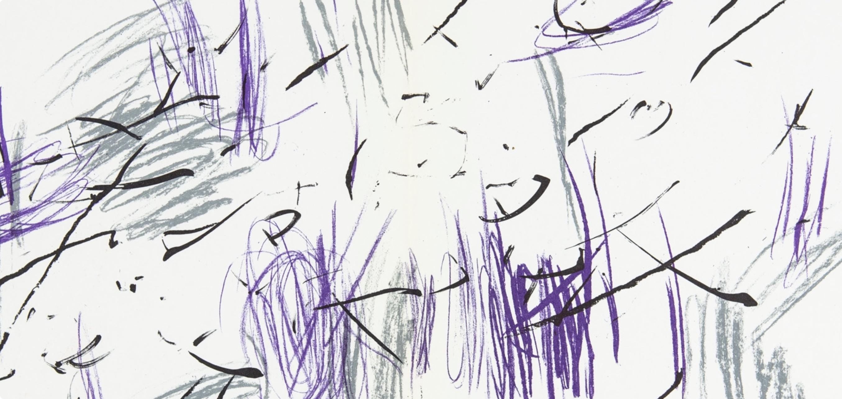 Jean Bazaine, Composition, Derrière le miroir, Limited Edition Lithograph