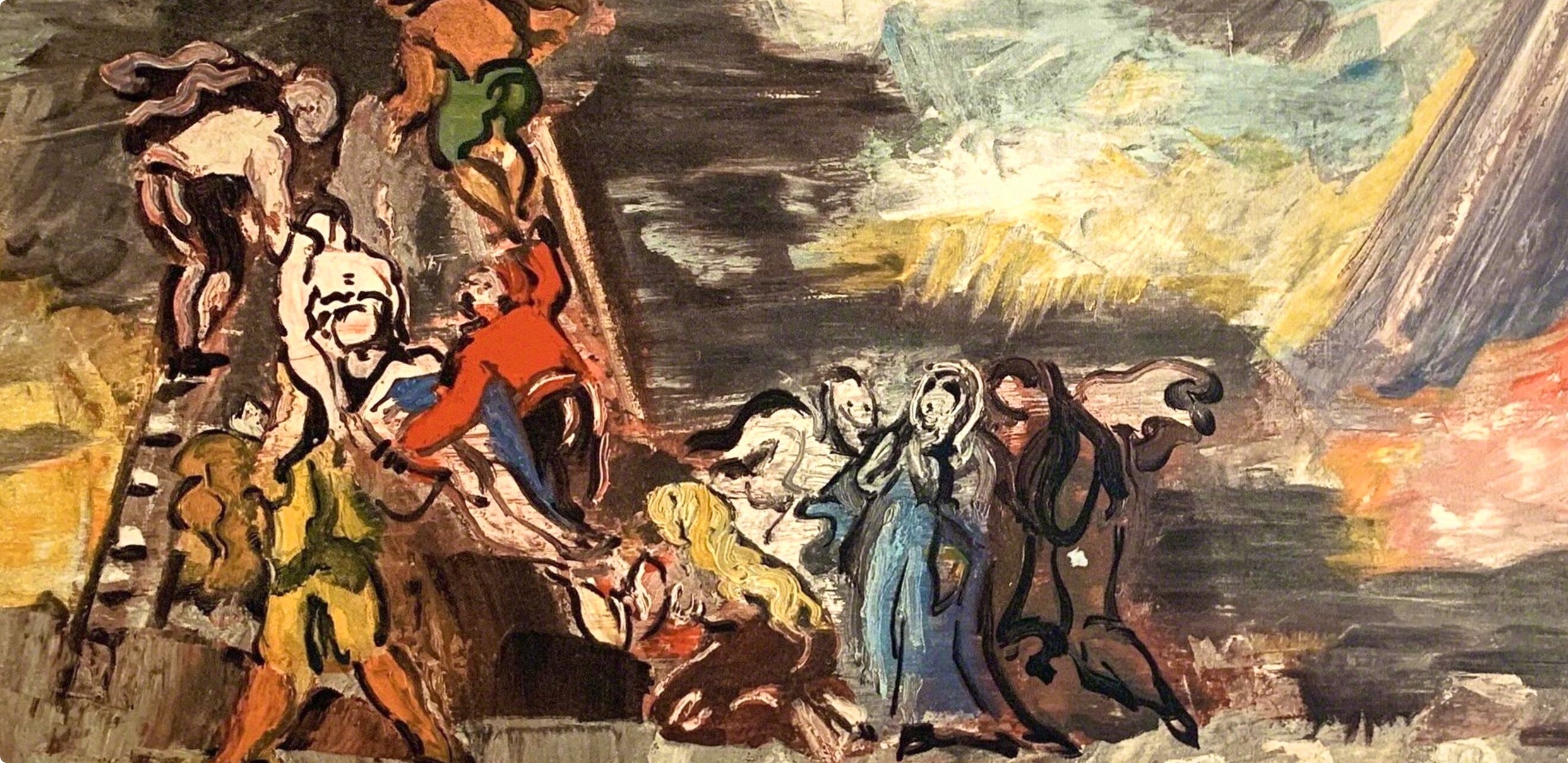 Charles Dufresne, Descente de Croix, Dufresne, Collection Pierre Lévy, Limited Edition Lithograph