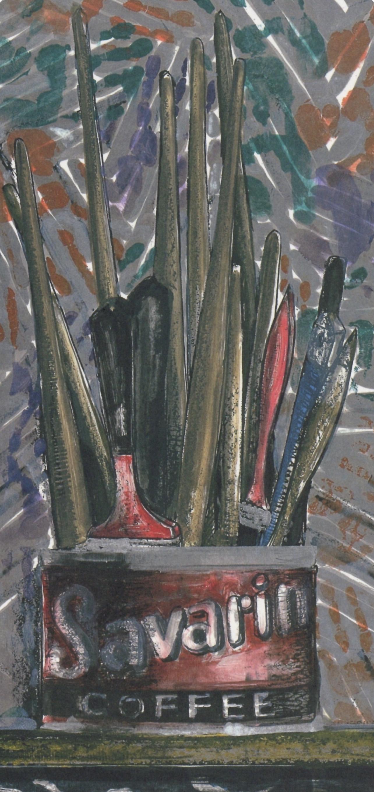 Jasper Johns, Composition, Jasper Johns, 17 Monotypes, Limited Edition Héliogravure