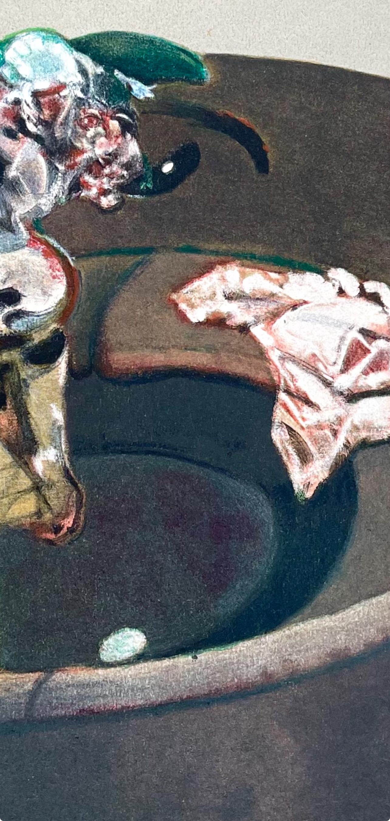 Francis Bacon, Portrait of George Dyer Crouching, Derrière le miroir, Limited Edition Lithograph