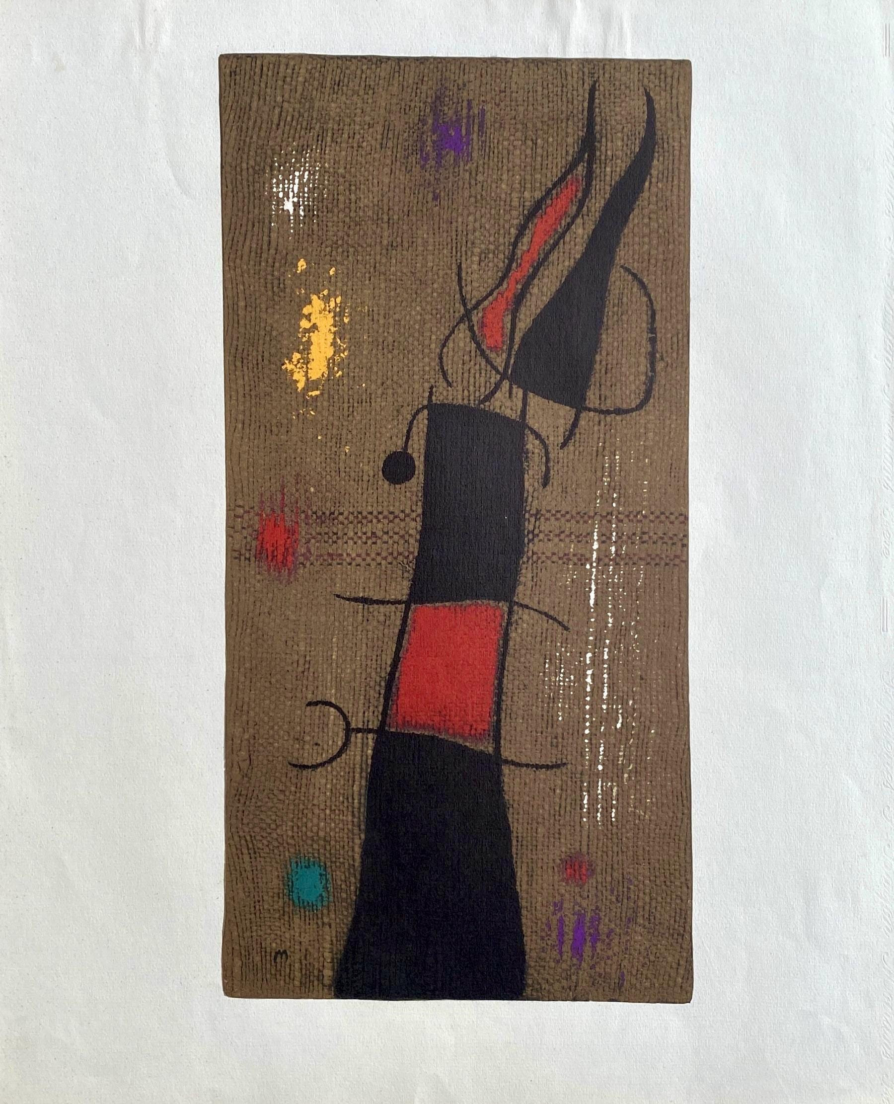 Joan Miró, Composition (Cramer 105), Femmes, Limited Edition Héliogravure