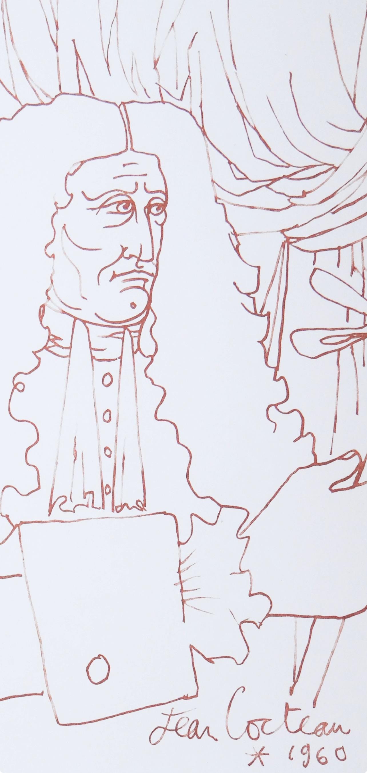 Jean Cocteau, Hommage à Jean de la Fontaine, Vingt fables de La fontaine, Limited Edition Woodcut