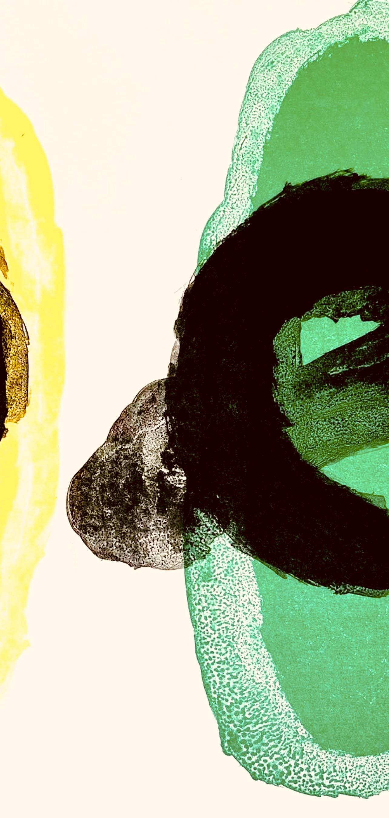 Joan Miró, Yellow and Green (Mourlot 298, 300), Derrière le miroir, Limited Edition Lithograph