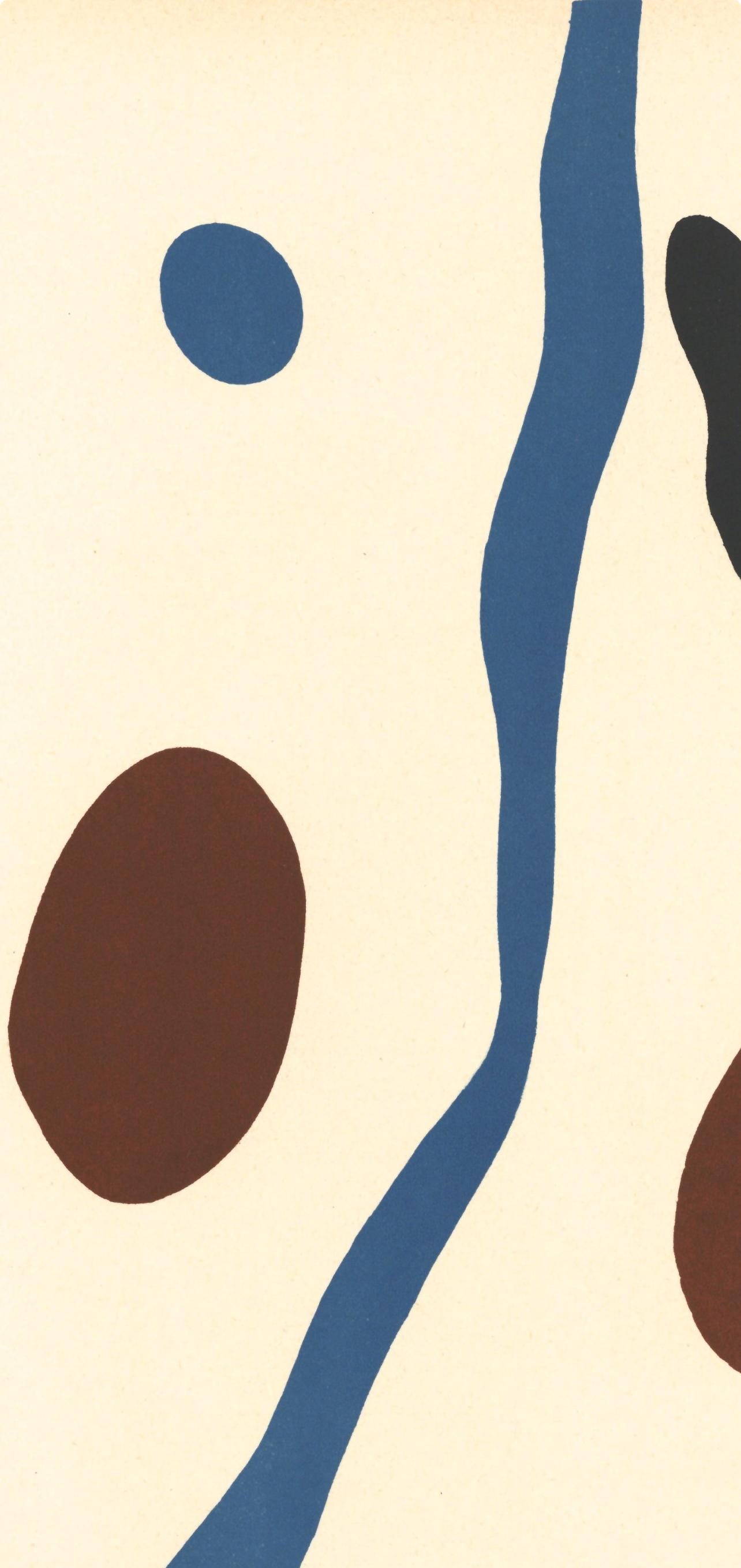 Hans Jean Arp, Composition, Derrière le miroir, Limited Edition Lithograph
