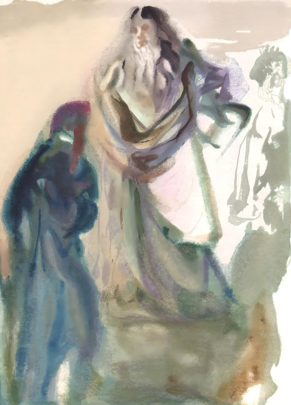 Salvador Dali, St. Peter and Dante (Michler/Löpsinger 1039-1138; Field 189-200), La Divine Comédie, Limited Edition Woodcut