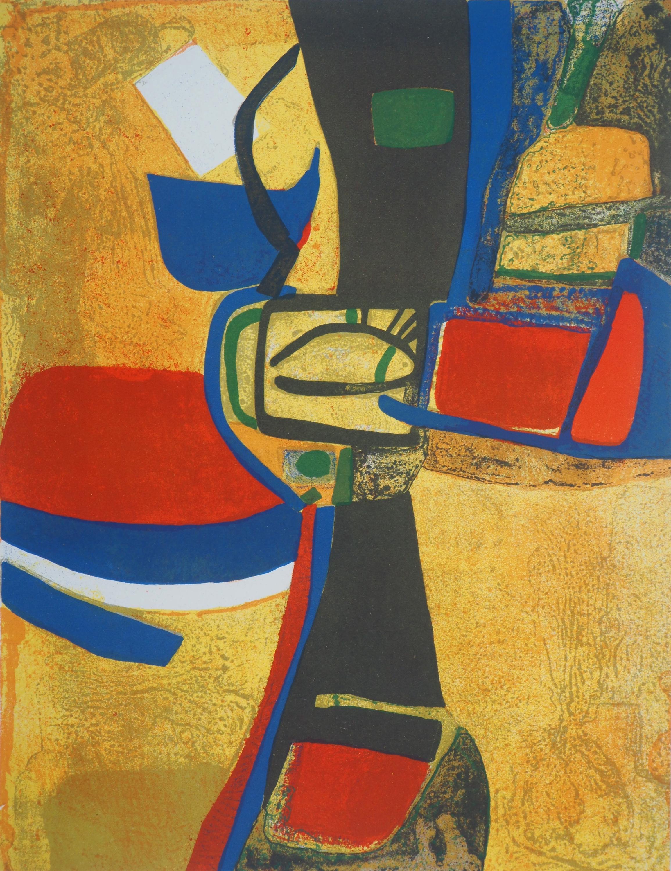 Maurice Estève, Corne à Licou, XXe siècle, Limited Edition Lithograph
