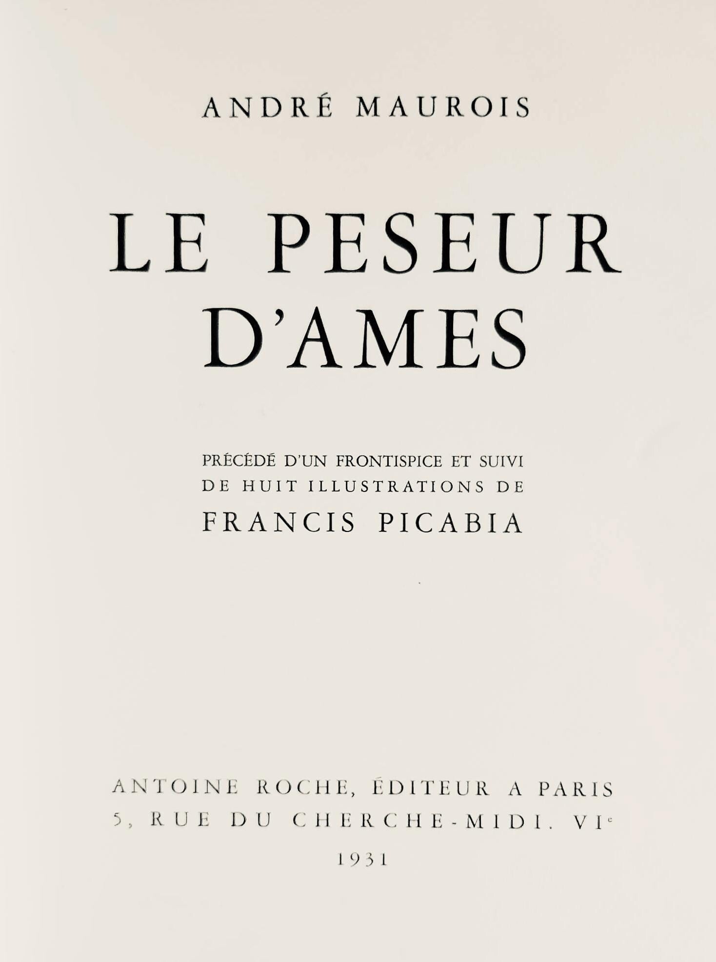 Francis Picabia, Composition, Le Peseur d'âmes (The Weigher of Souls), Limited Edition Lithograph