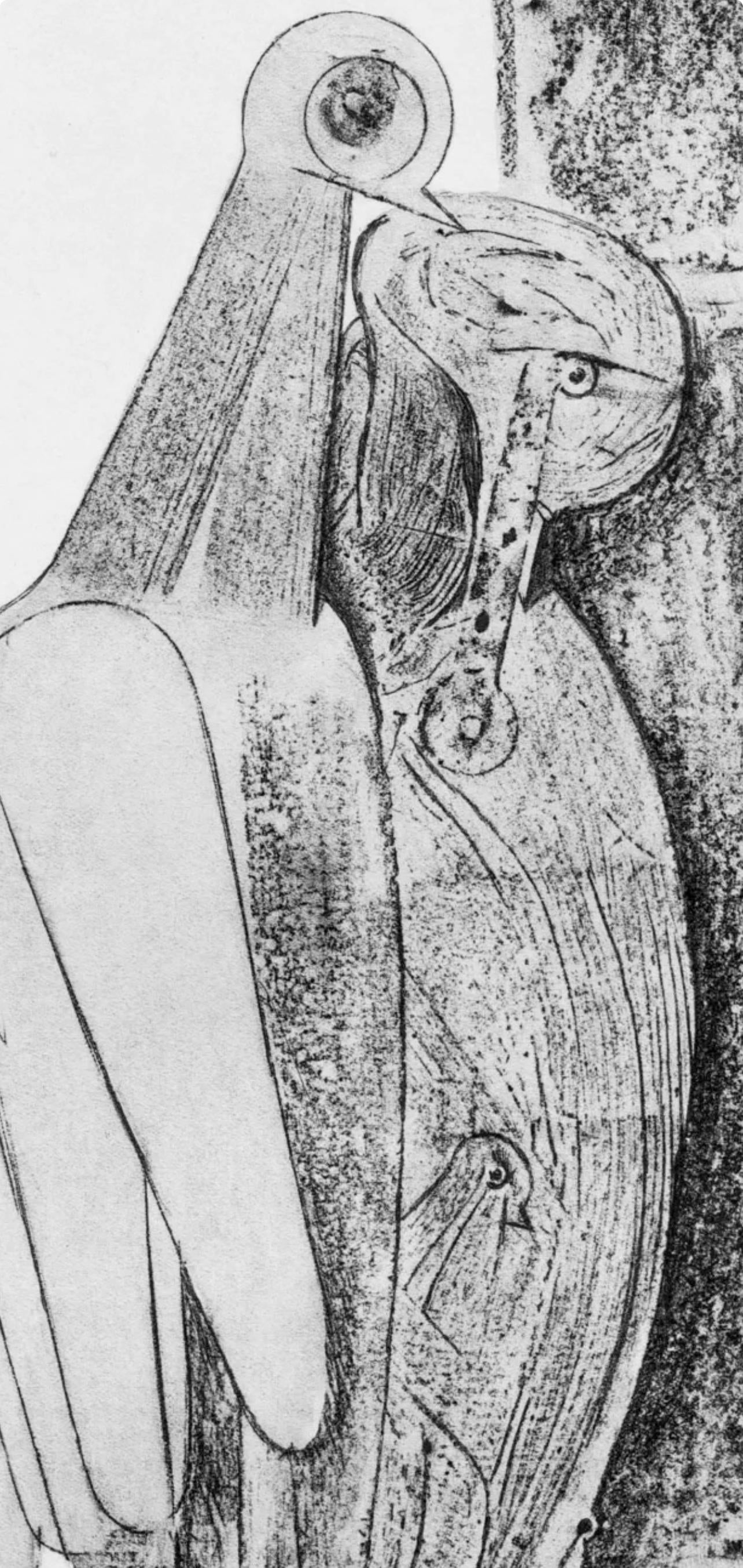 Max Ernst, Composition (Spies/Leppien 222), Histoire Naturelle, Limited Edition Lithograph