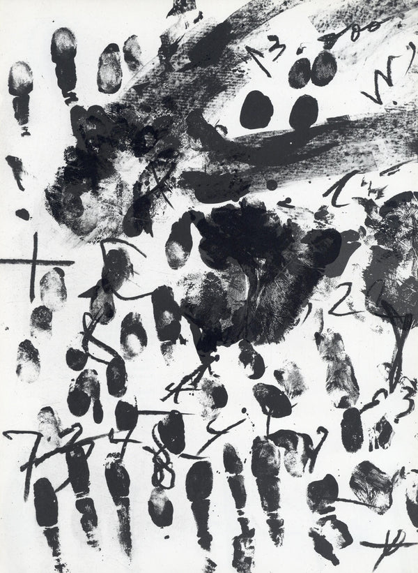 Antoni Tàpies, Composition, Derrière le miroir, Limited Edition Lithograph