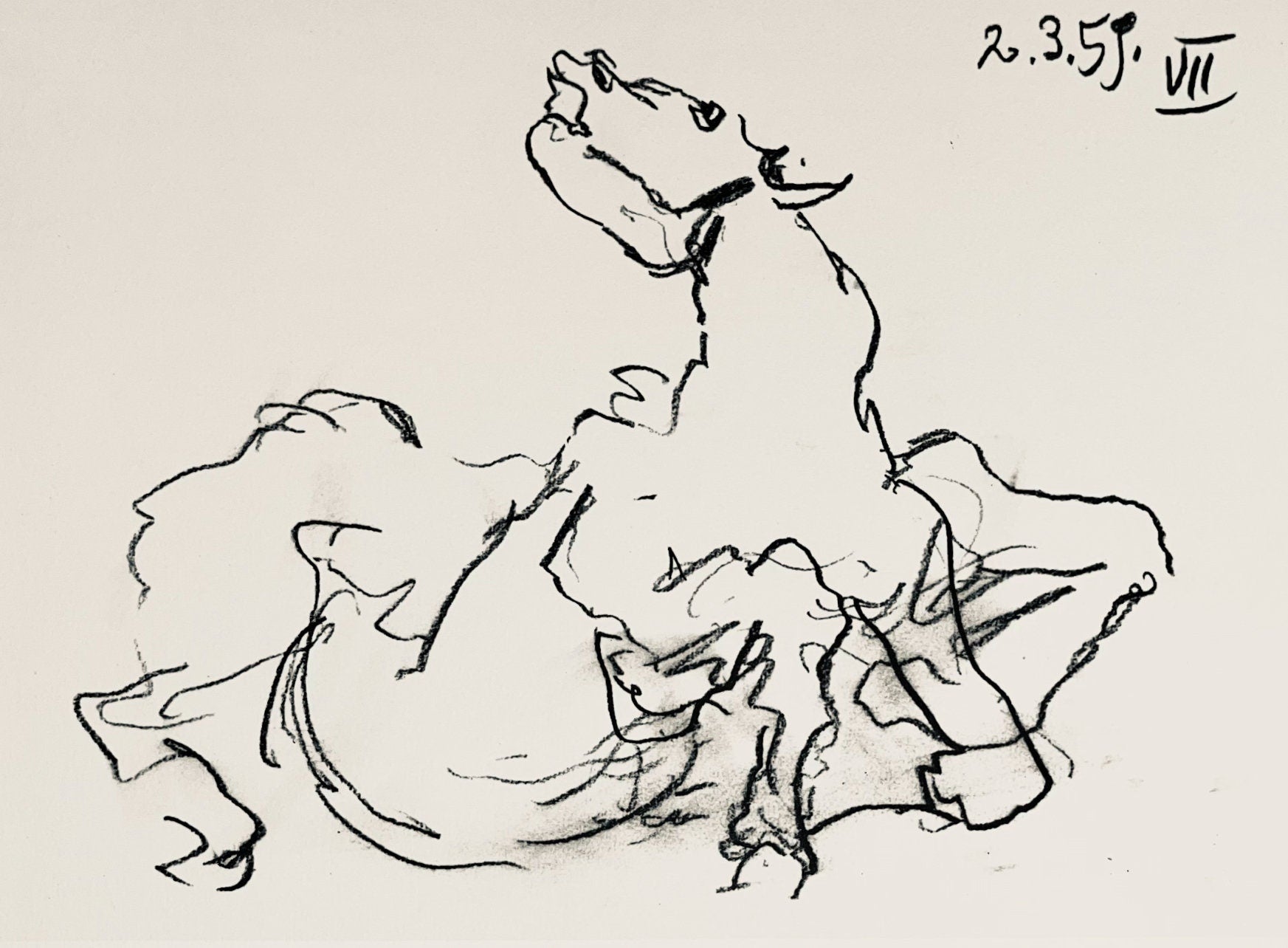Pablo Picasso, Composition (Bloch 1276; Czwiklitzer 23), Toros y Toreros, Limited Edition Lithograph