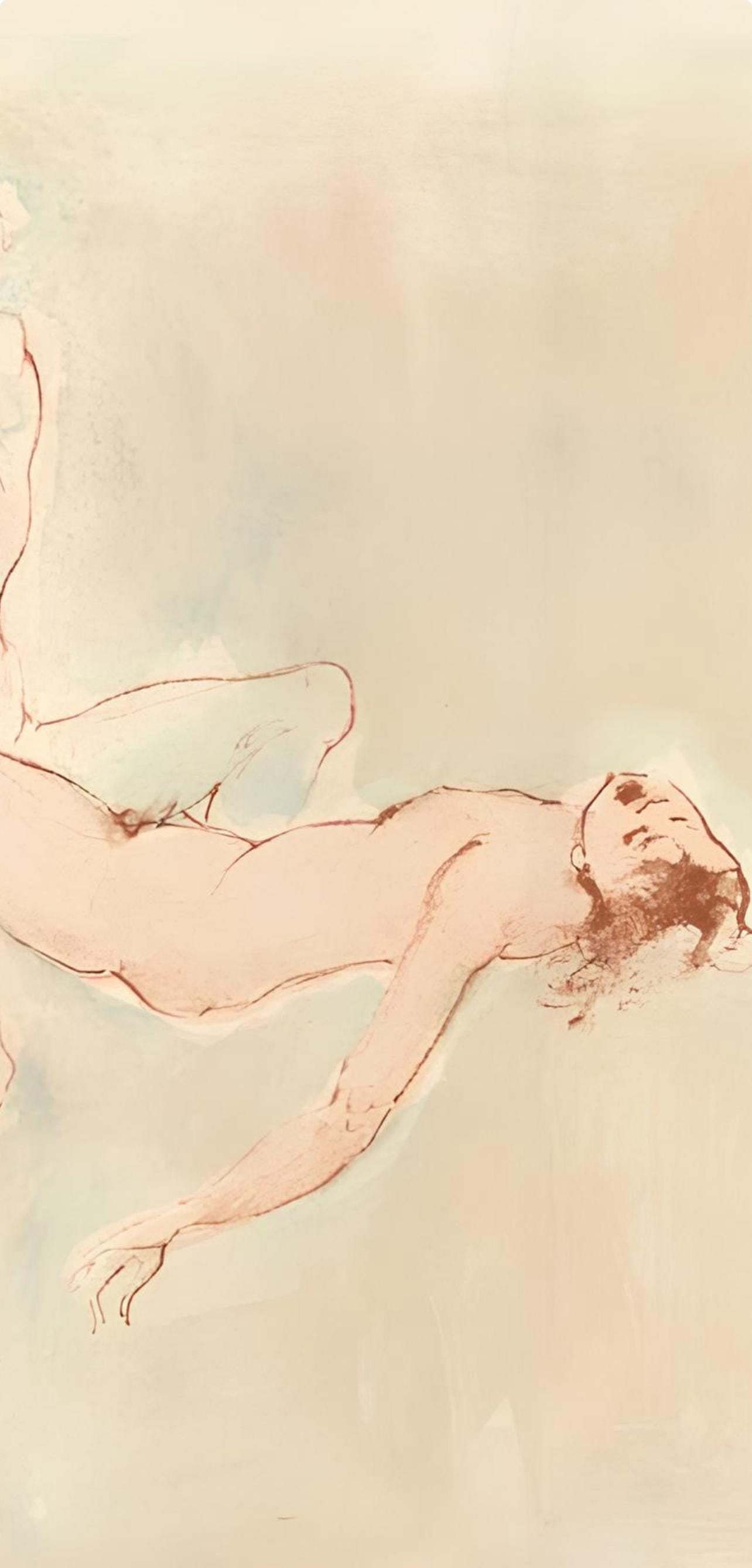 Léonor Fini, Composition, Parallèlement, Limited Edition Lithograph