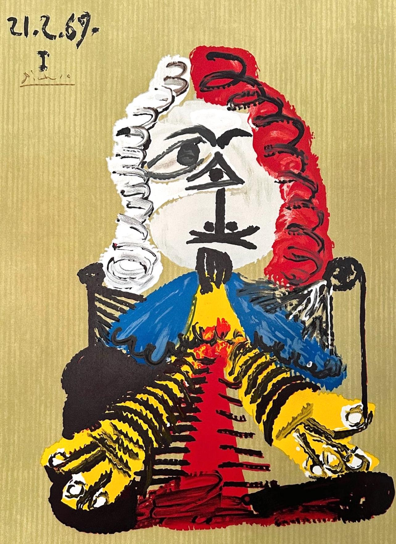 Pablo Picasso, Composition (Orozco 207-261), Vingt-Neuf Portraits Imaginaires, Limited Edition Lithograph