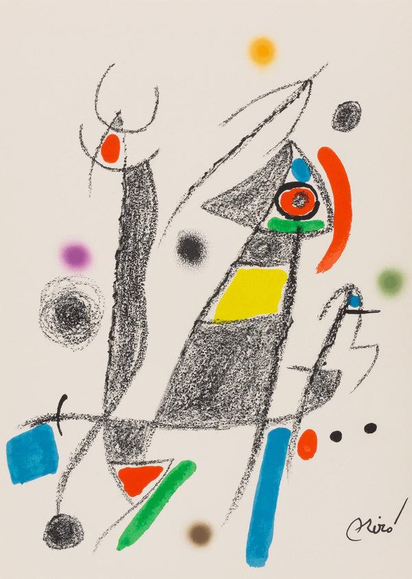 Joan Miró, Composition (Mourlot, 1051-1072), Maravillas con Variaciones acrósticas en el Jardín de Miró, Limited Edition Lithograph