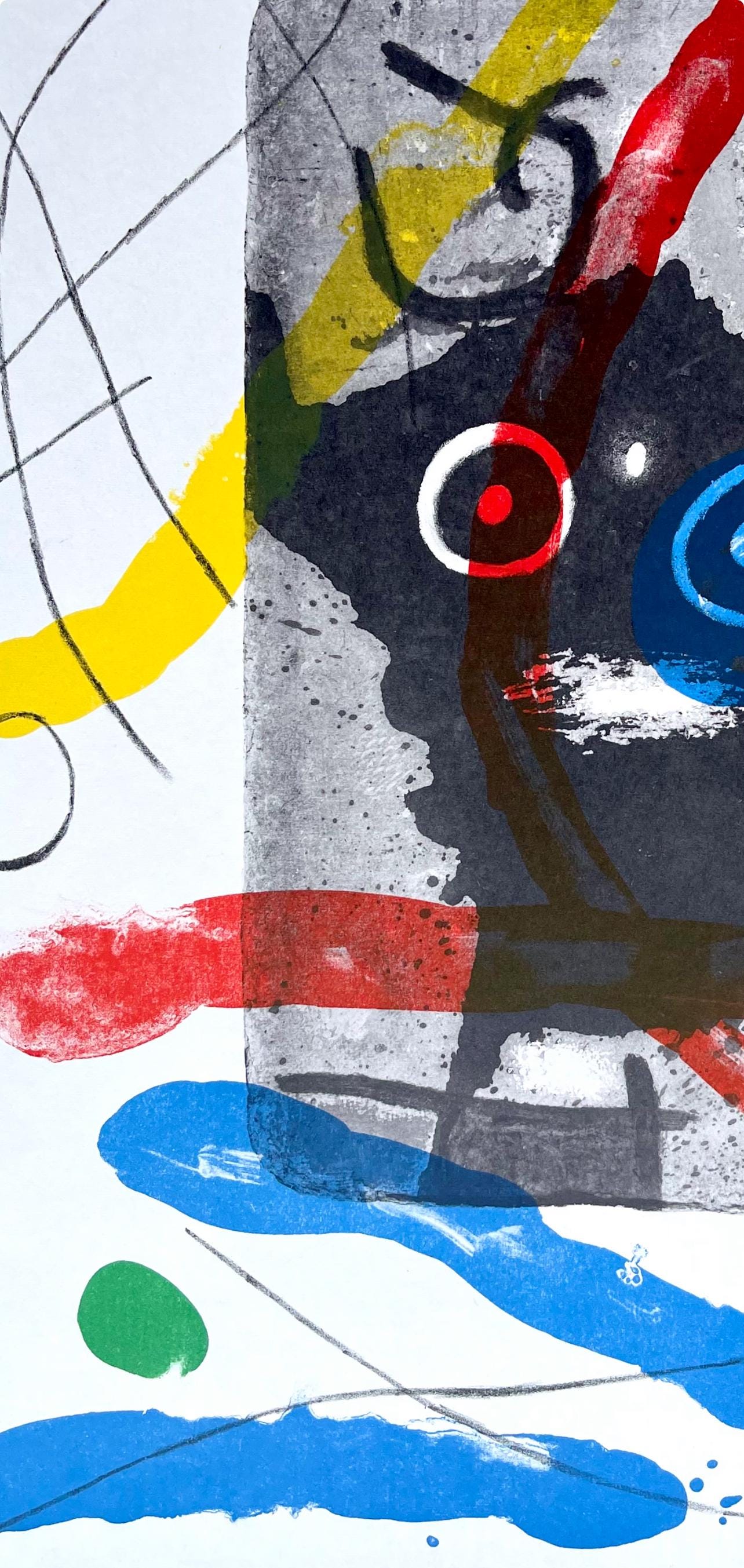 Joan Miró, Composition (Cramer 102; Mourlot 428-449), Derrière le miroir, Limited Edition Lithograph