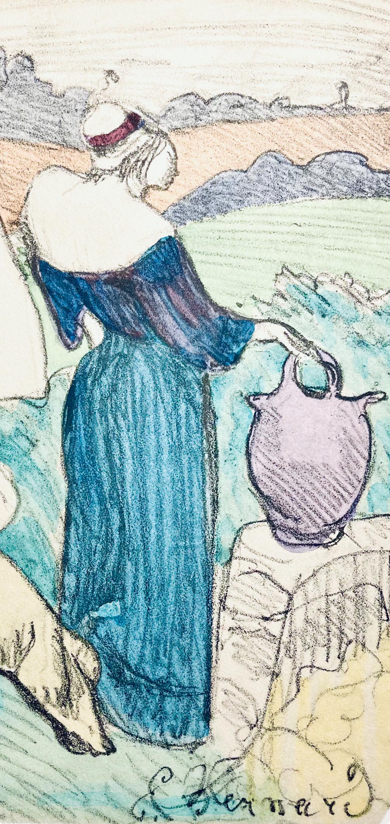 Émile Bernard, Composition, Éloge de Émile Bernard, Limited Edition Woodcut