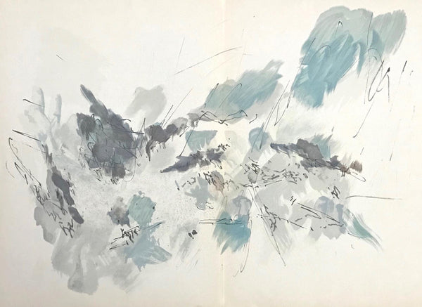 Jean Bazaine, Composition, Derrière le miroir, Limited Edition Lithograph