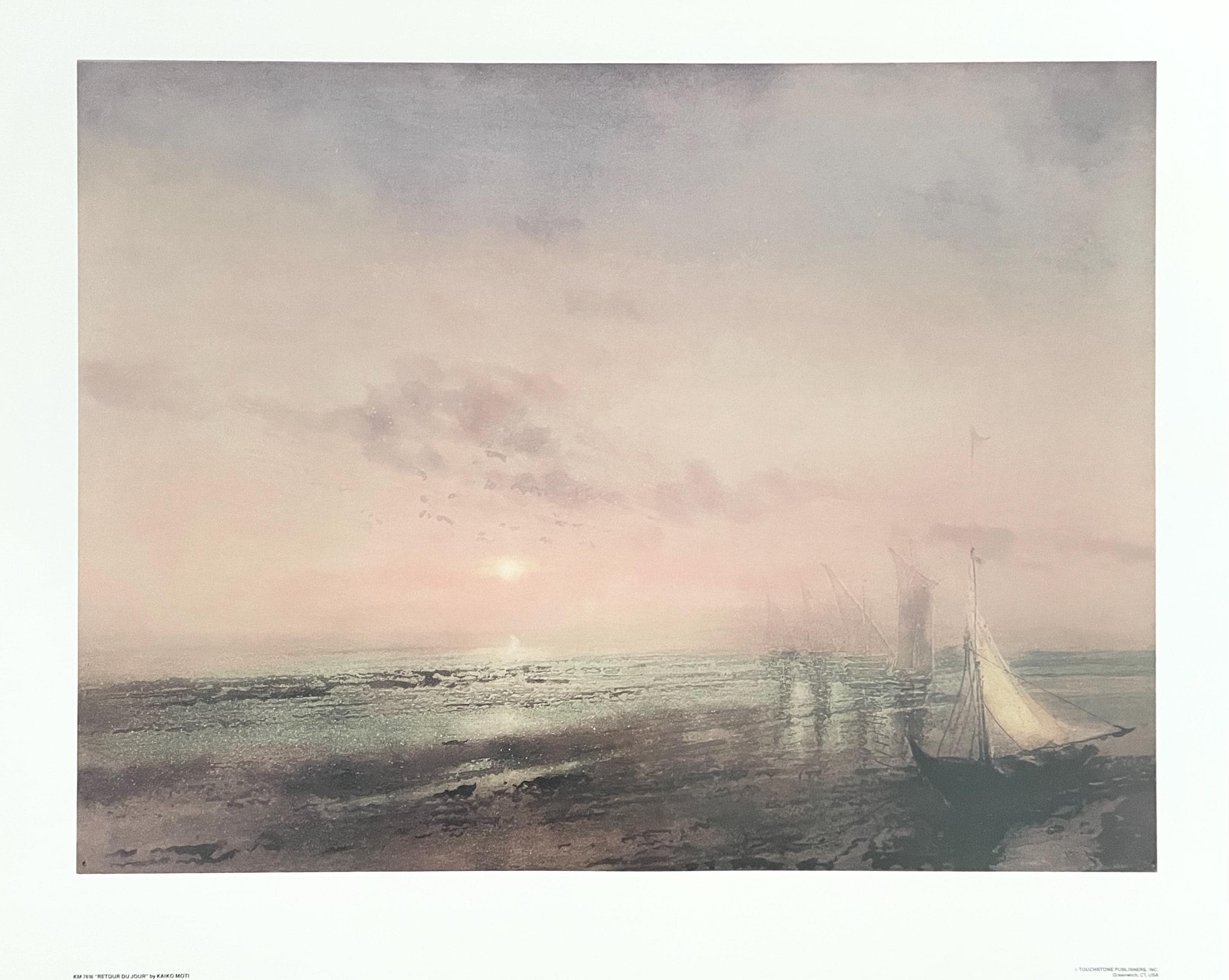 Kaiko Moti, Retour du Jour, Original Edition Offset Lithograph
