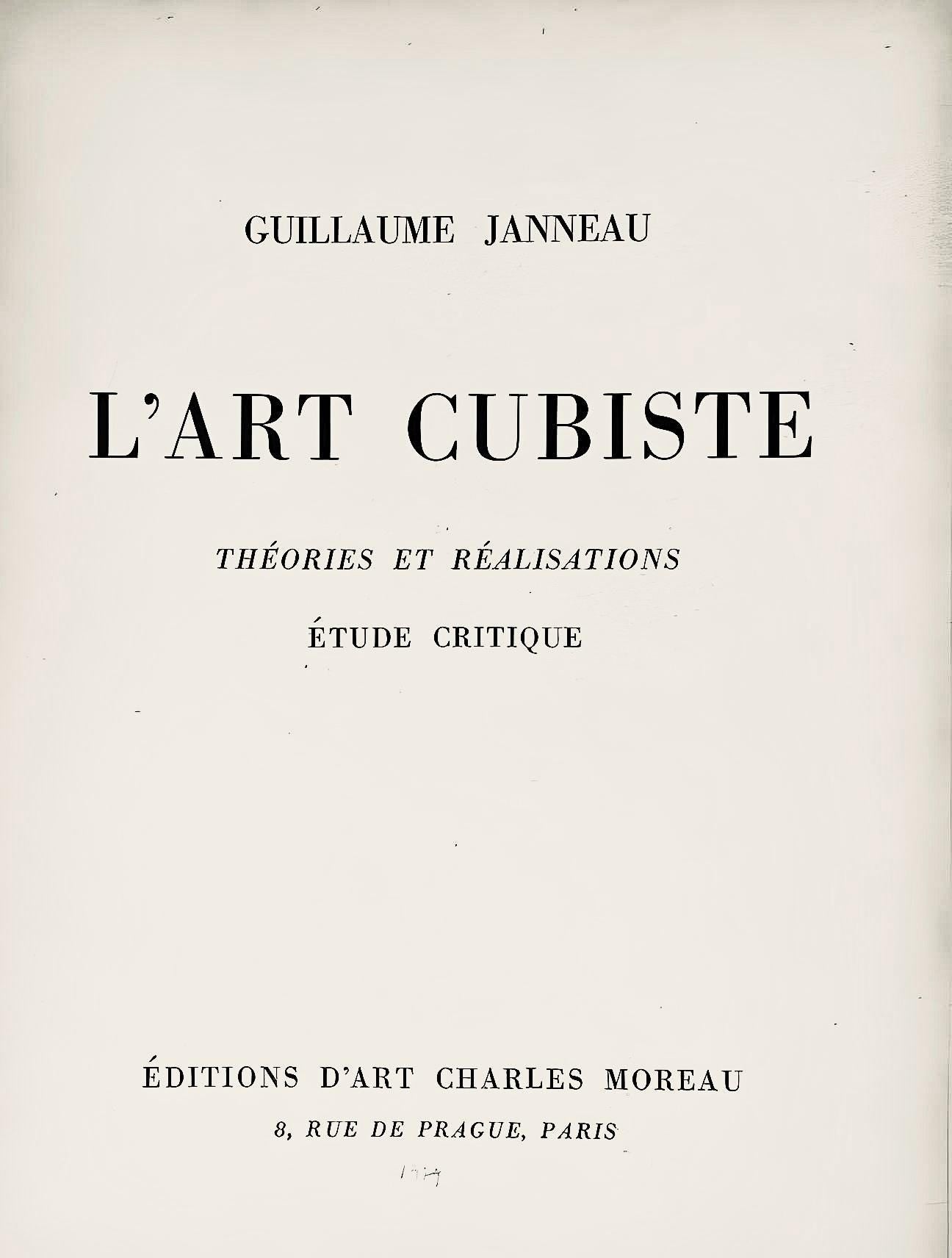 Henri Laurens, Composition, L'Art Cubiste, Theories et Realistions, Limited Edition Lithograph