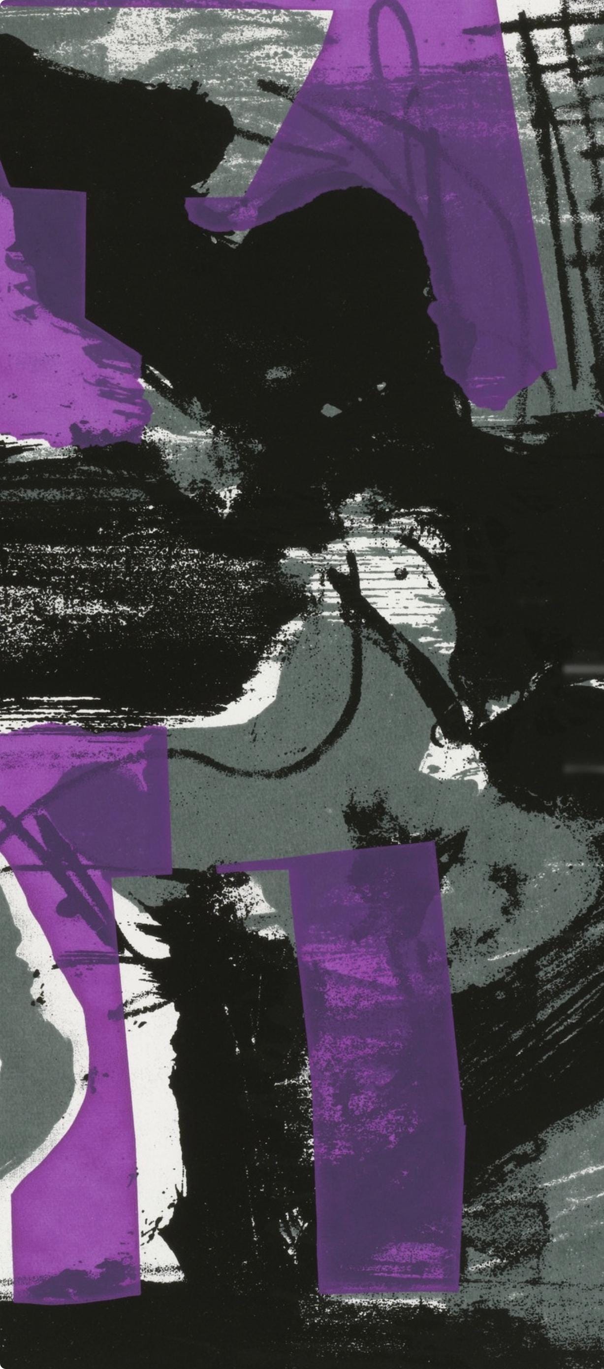 Grace Hartigan, Composition, Salute, Limited Edition Silkscreen